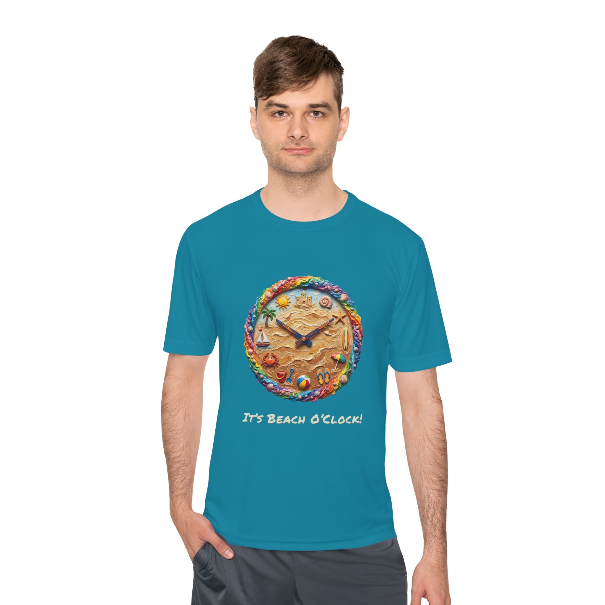 Beach Clock Performance Shirt — Graphic Tee