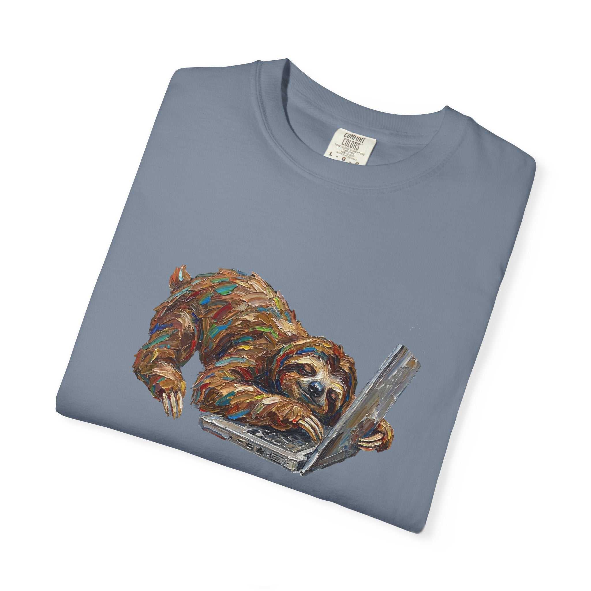 Sloth with Laptop Graphic Tee (What Project?)