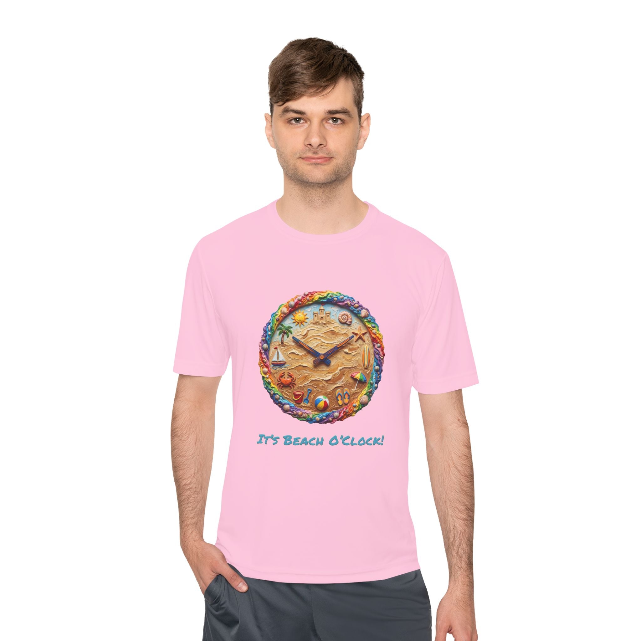 Beach Clock Performance Shirt — Graphic Tee