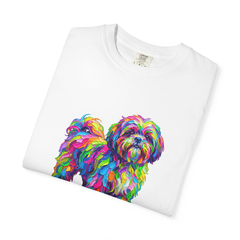 Colorful Emotional Support Dog T-Shirt — “My Emotional Support Human Is Offline” Tee