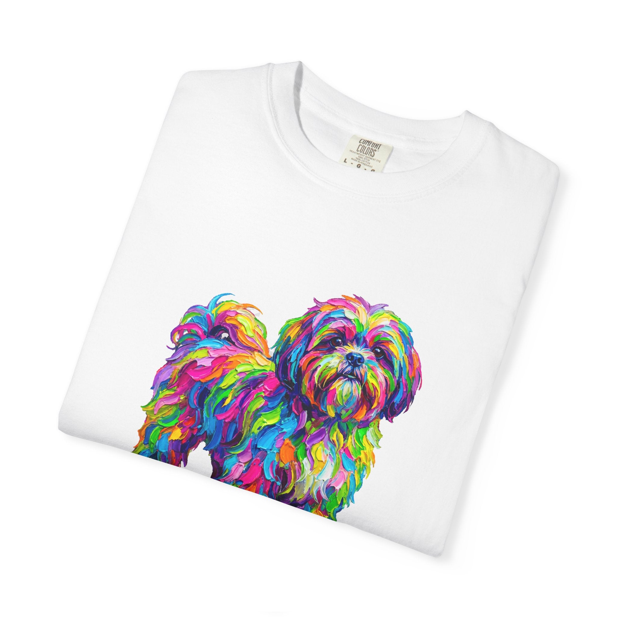 Colorful Emotional Support Dog T-Shirt — “My Emotional Support Human Is Offline” Tee