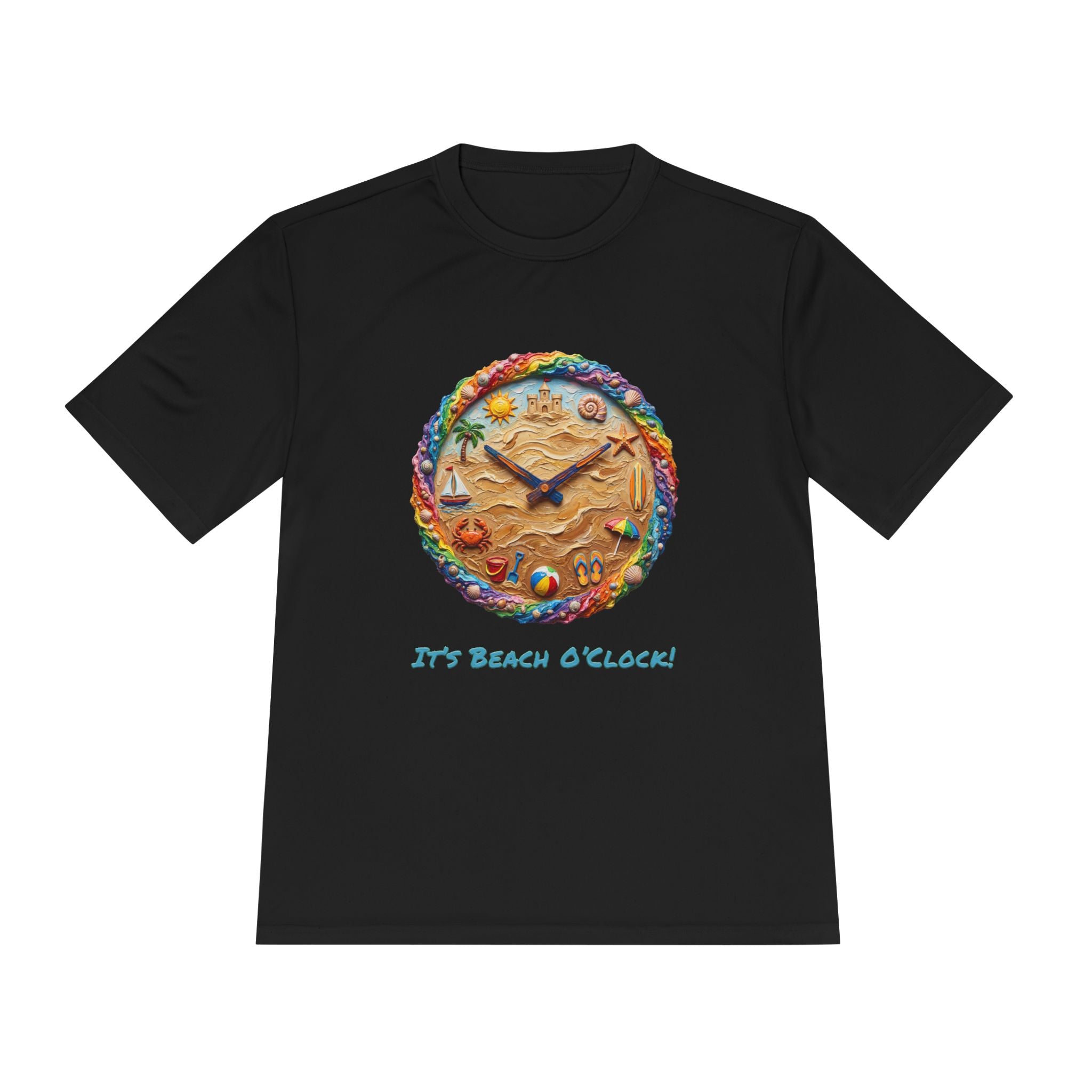Beach Clock Performance Shirt — Graphic Tee