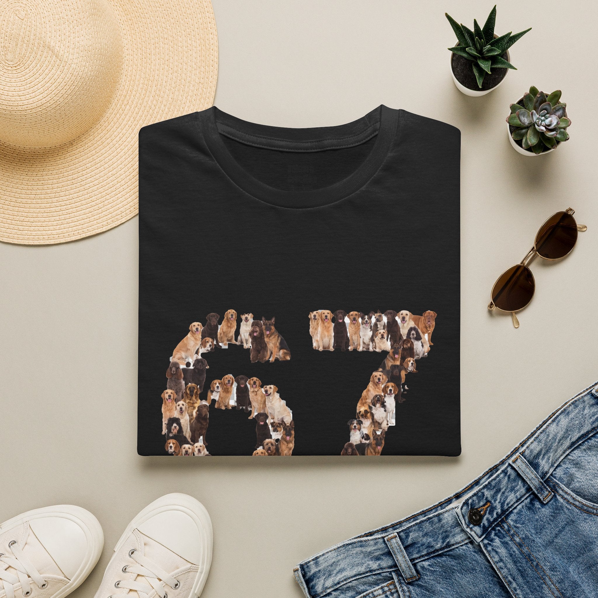 Dogs Number 67 Soft T-Shirt (Animal Lover)