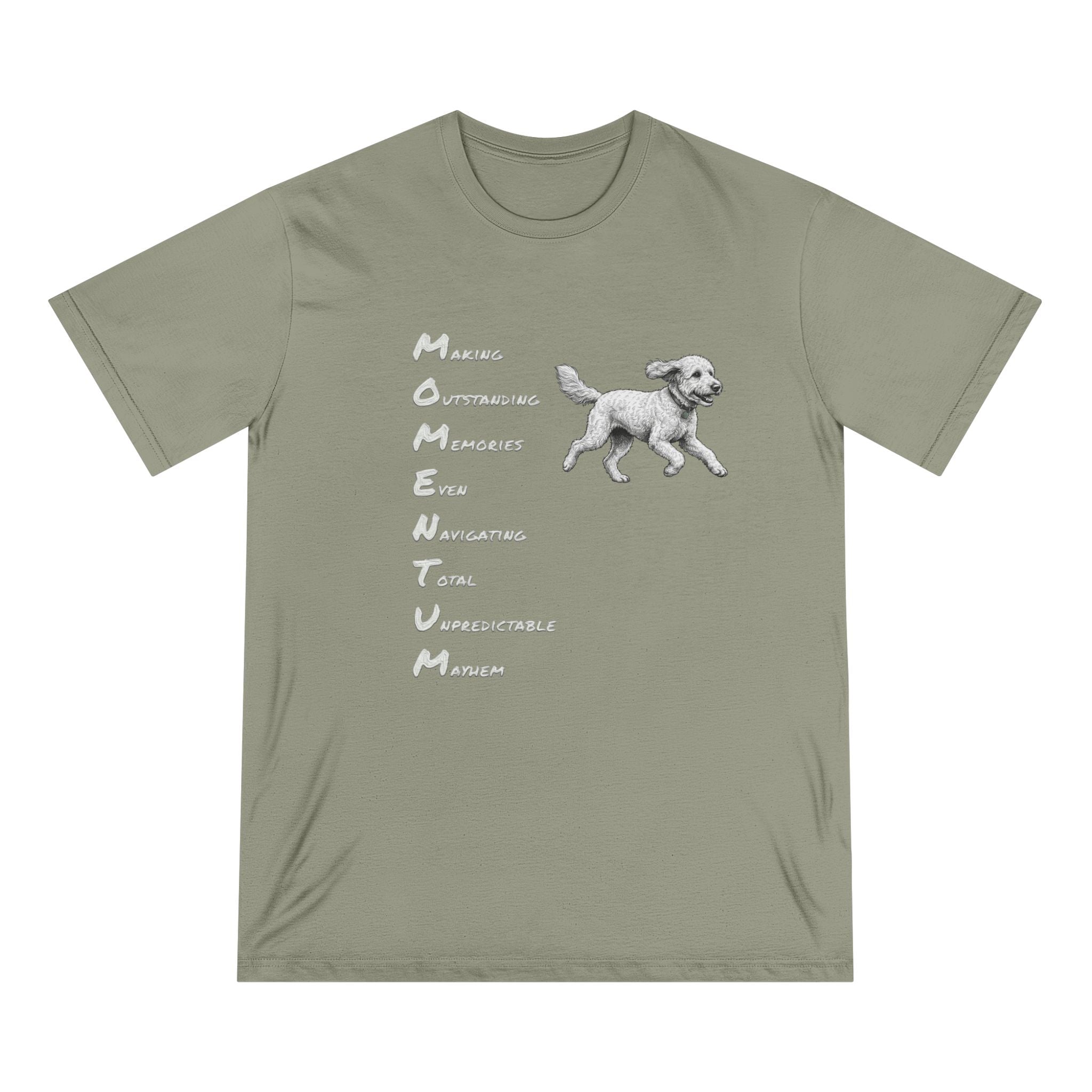 Organic Momentum Dog Graphic T-Shirt