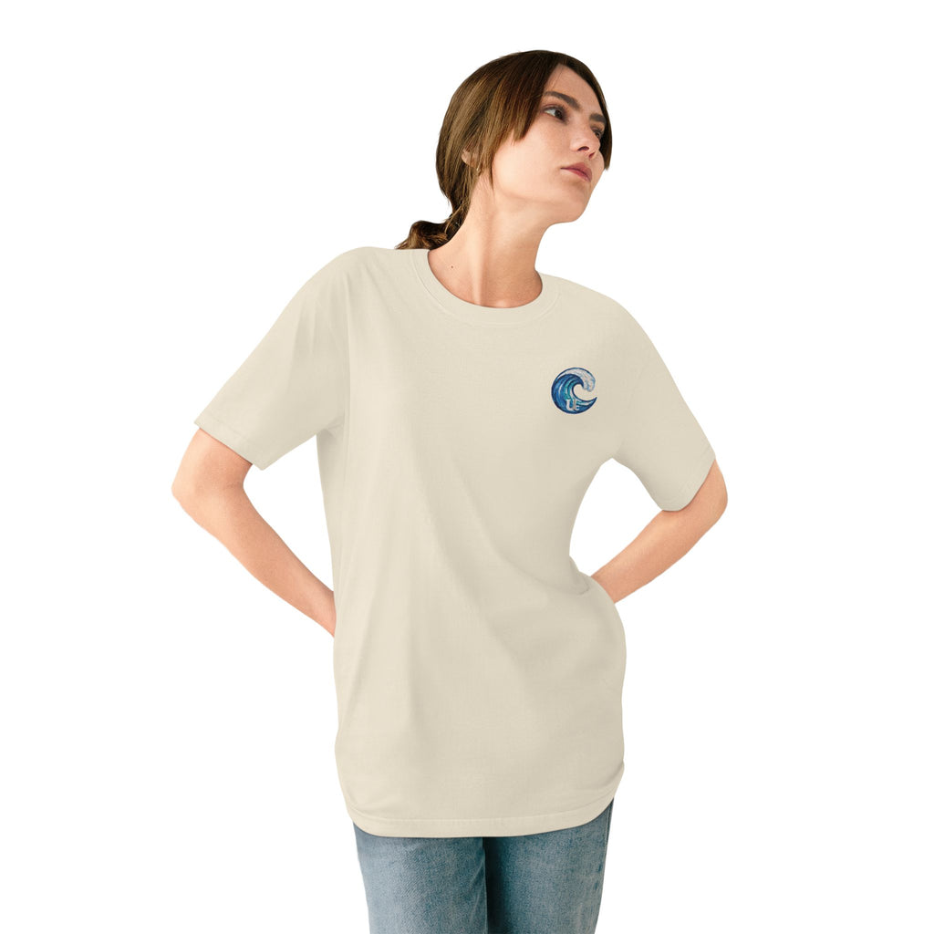 Organic Dog Surfing Graphic T-Shirt