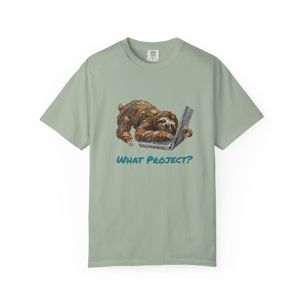 Sloth with Laptop Graphic Tee (What Project?)