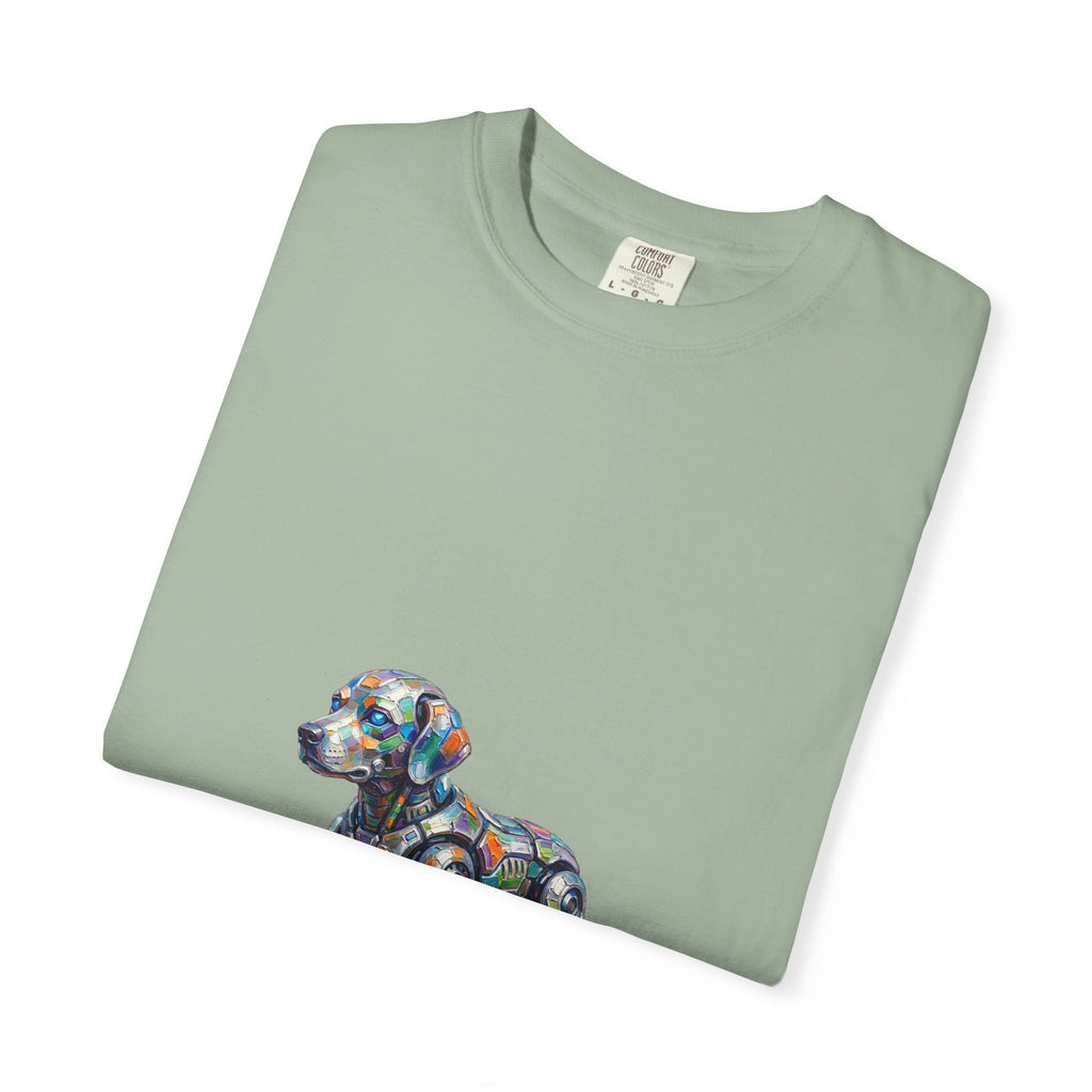 Robot Dog T‑Shirt — “Waiting For My Human To Reboot" Tee