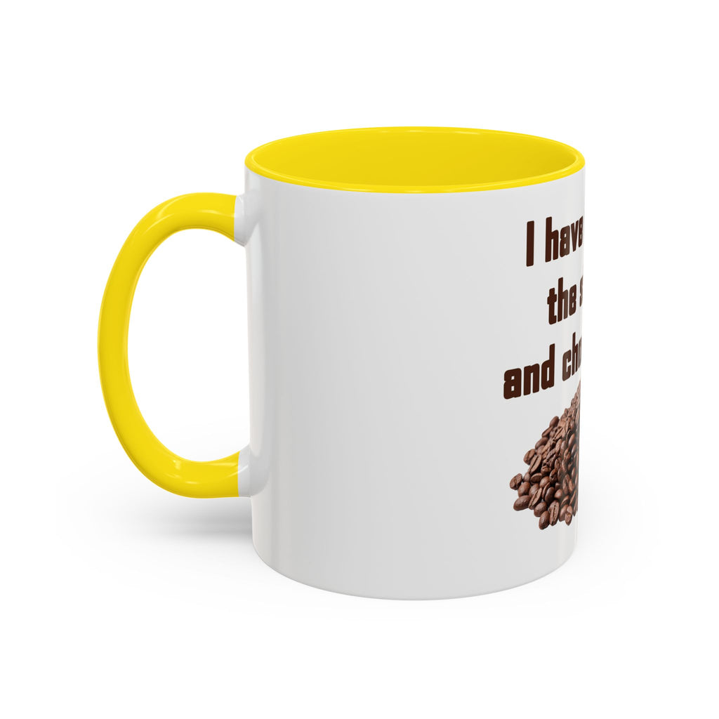 Coffee Mug — "I have reviewed the situation and chosen coffee" (15 oz)