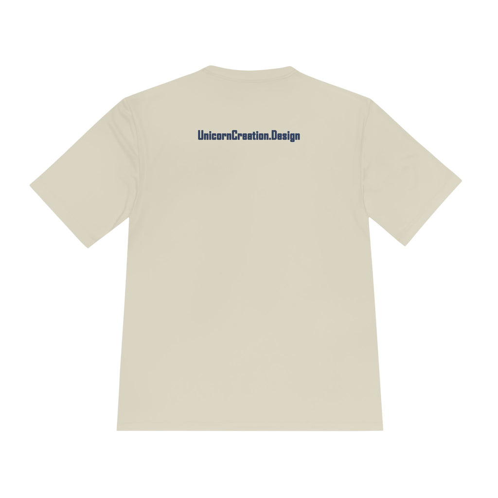 Unicorn Stat Card Moisture Wicking Shirt — "Special Ability: Invisibility"