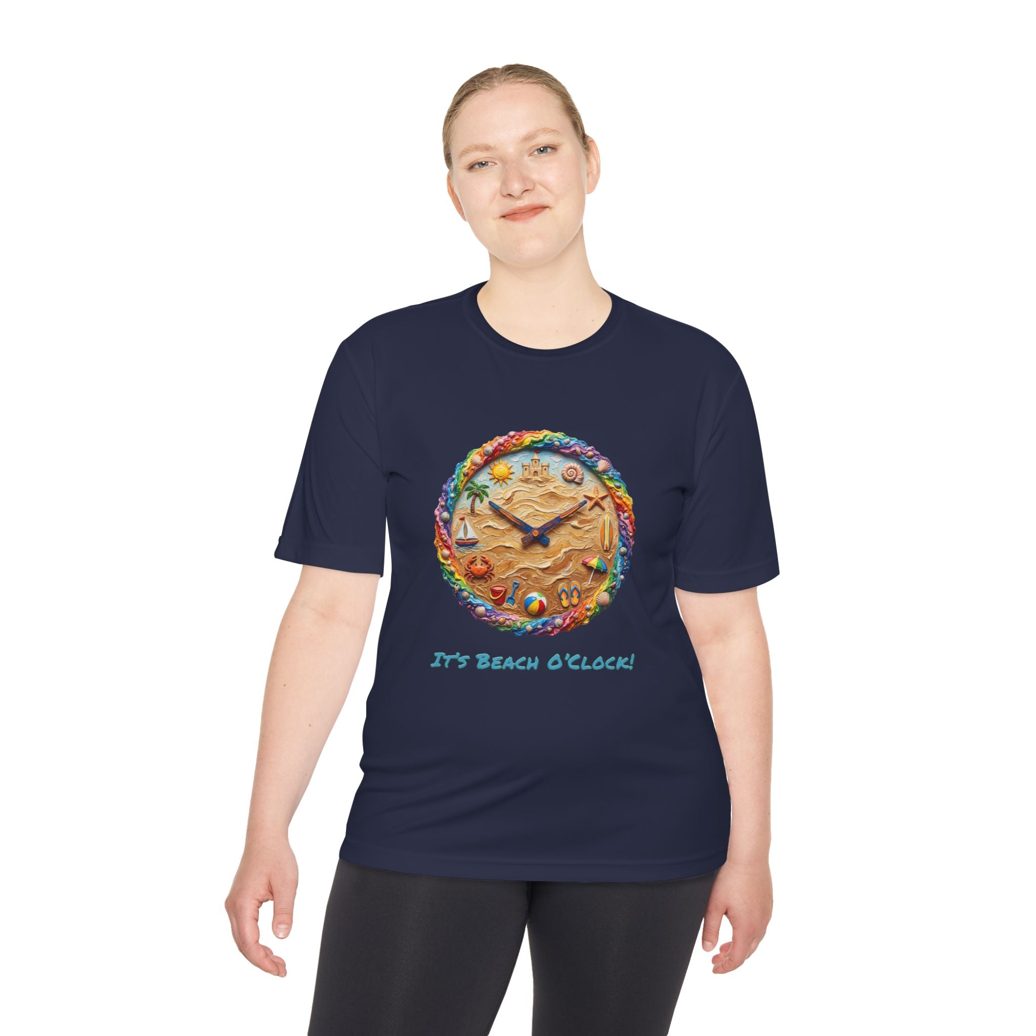 Beach Clock Performance Shirt — Graphic Tee