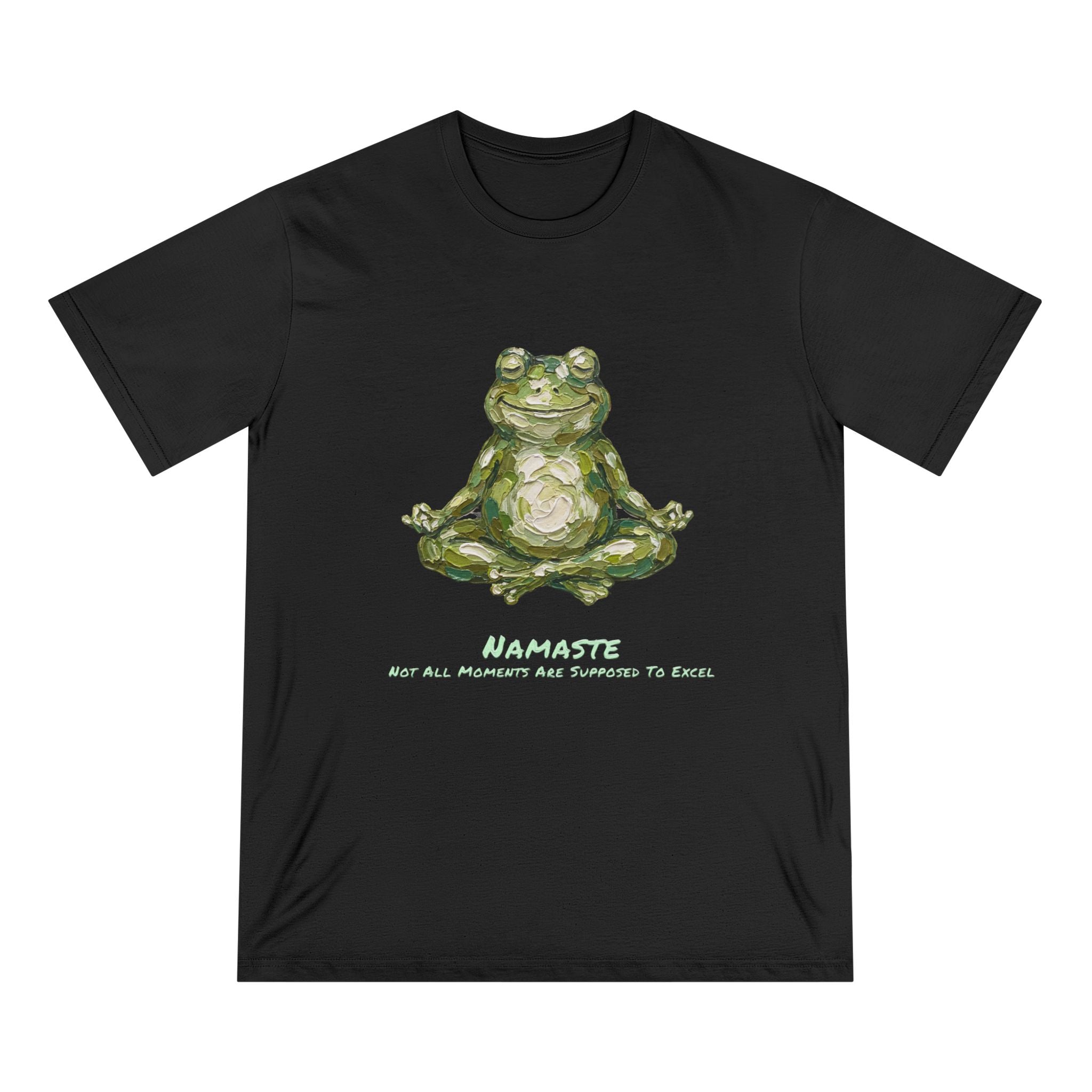 Organic Namaste Frog Graphic T-Shirt