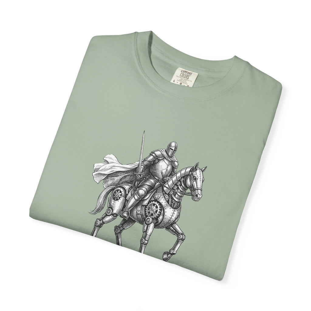 Knight & His Steed T‑Shirt — “This Quest Requires Charging Stations" Tee
