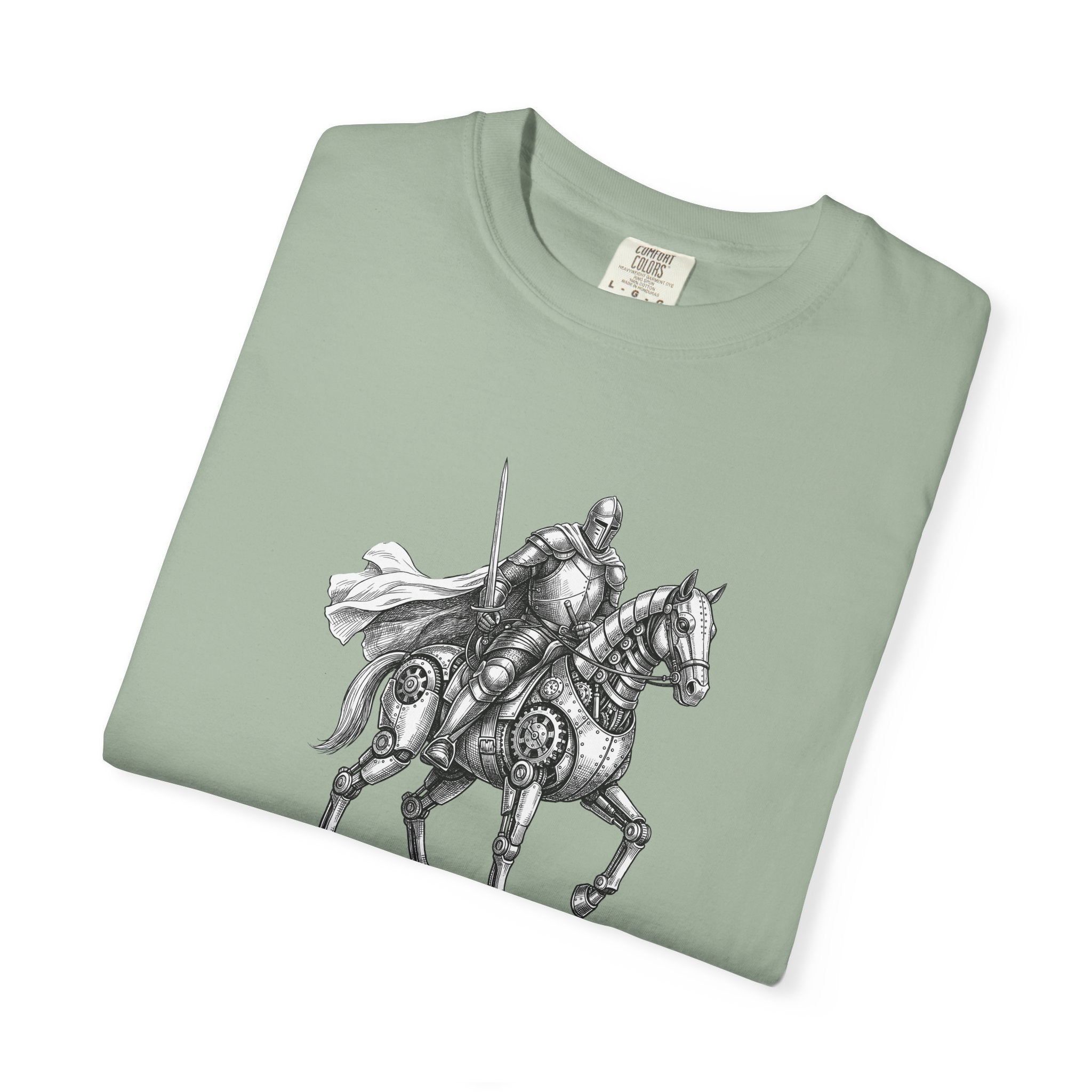 Knight & His Steed T‑Shirt — “This Quest Requires Charging Stations" Tee