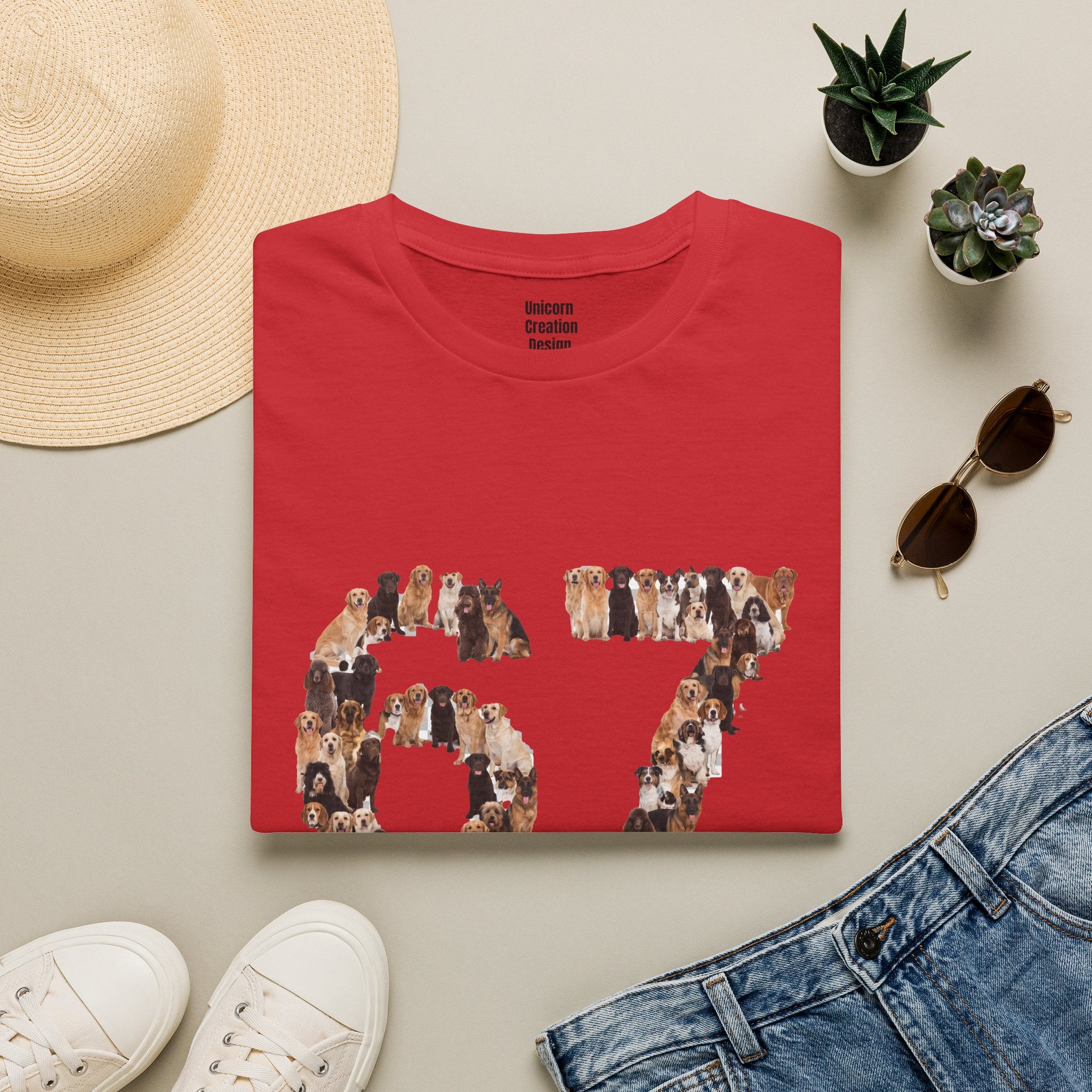 Dogs Number 67 Soft T-Shirt (Animal Lover)