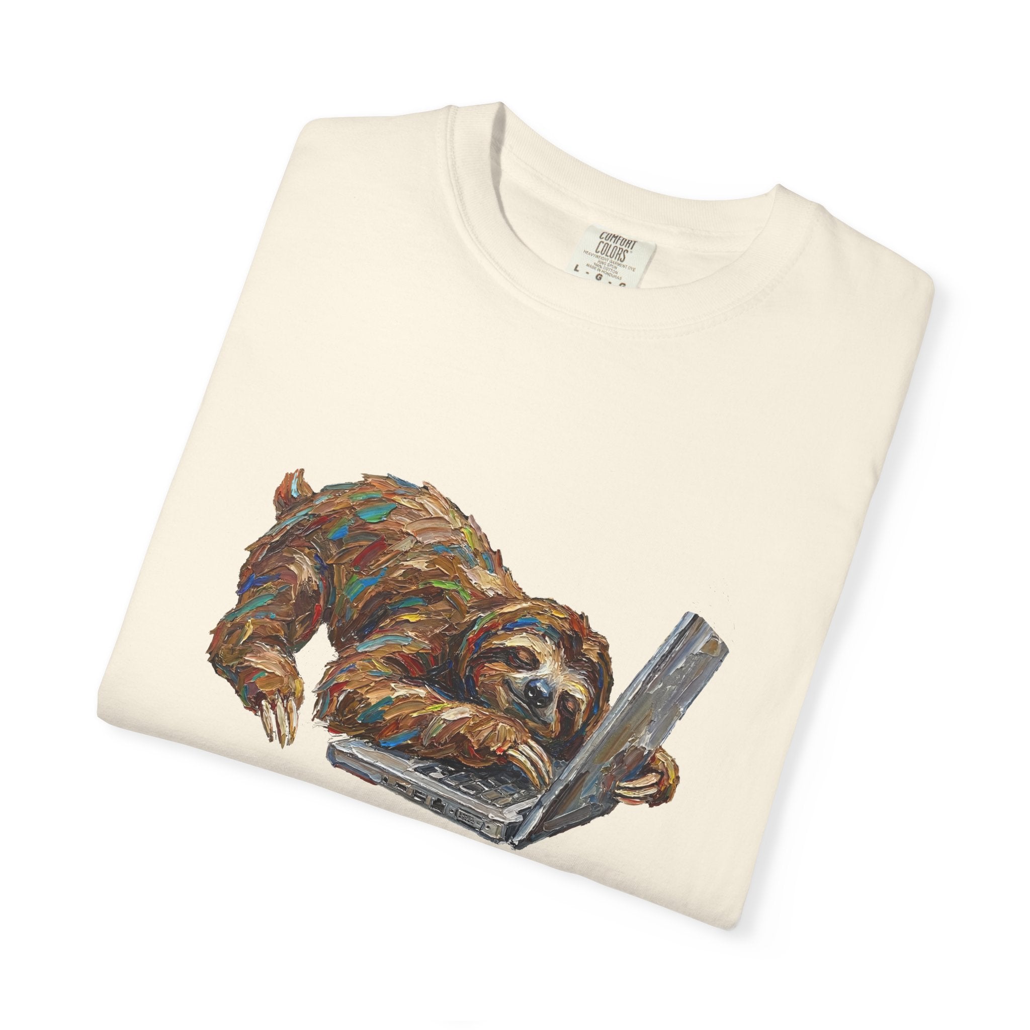 Sloth with Laptop Graphic Tee (What Project?)