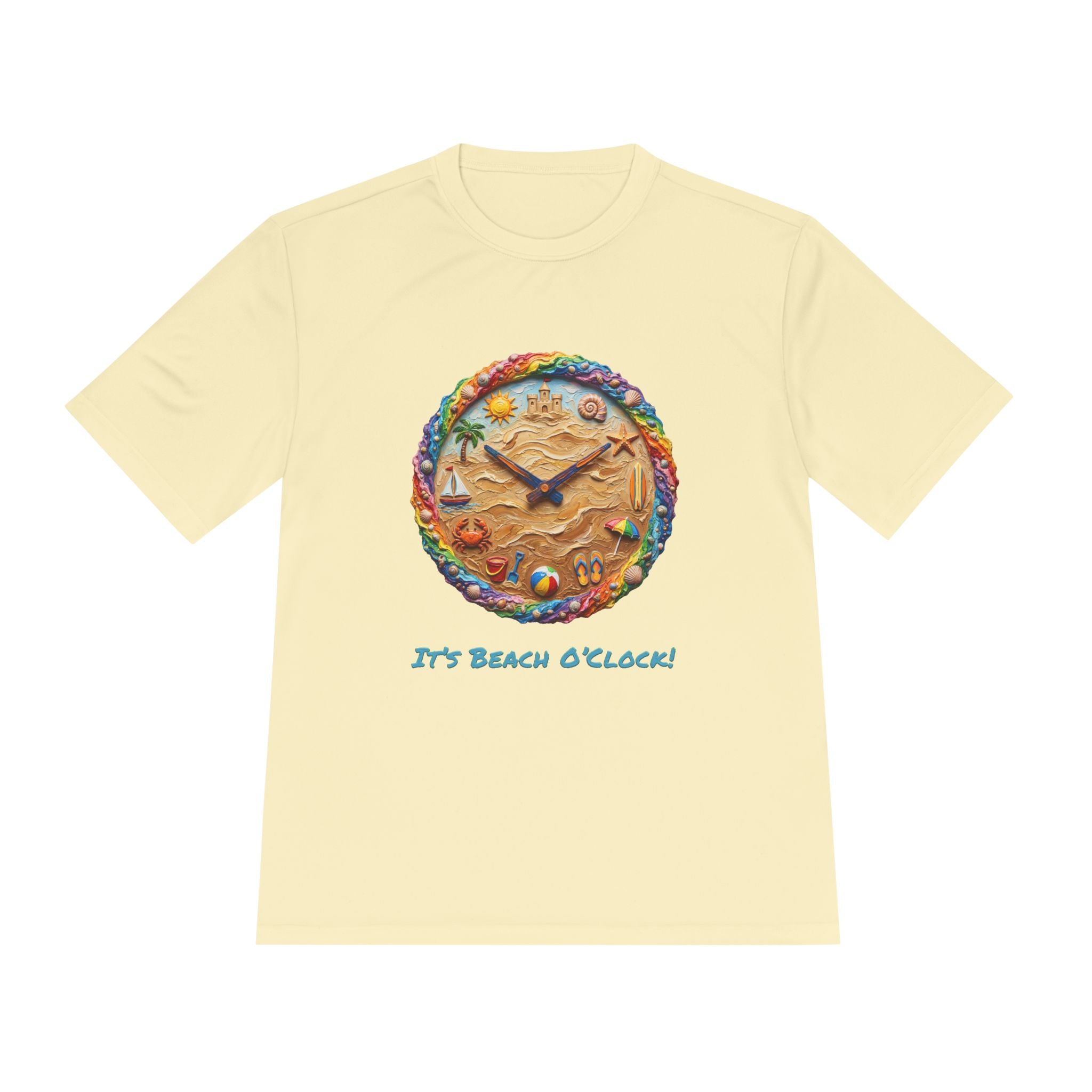 Beach Clock Performance Shirt — Graphic Tee