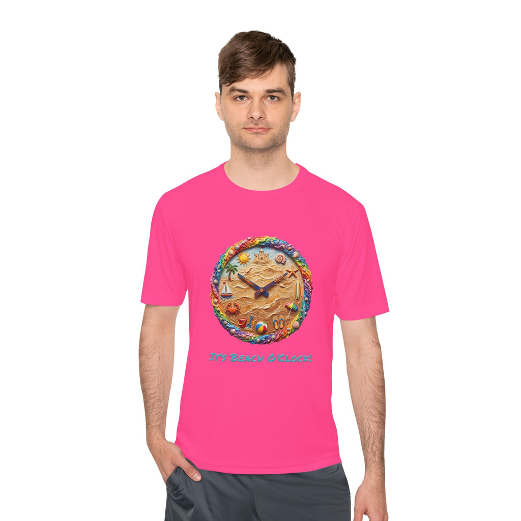 Beach Clock Performance Shirt — Graphic Tee