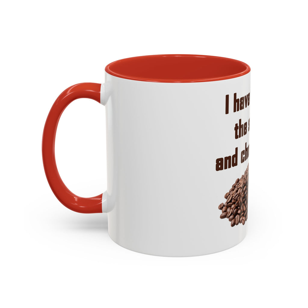 Coffee Mug — "I have reviewed the situation and chosen coffee" (15 oz)