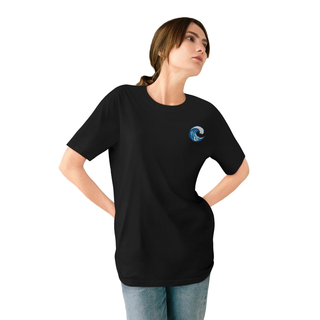 Organic Dog Surfing Graphic T-Shirt