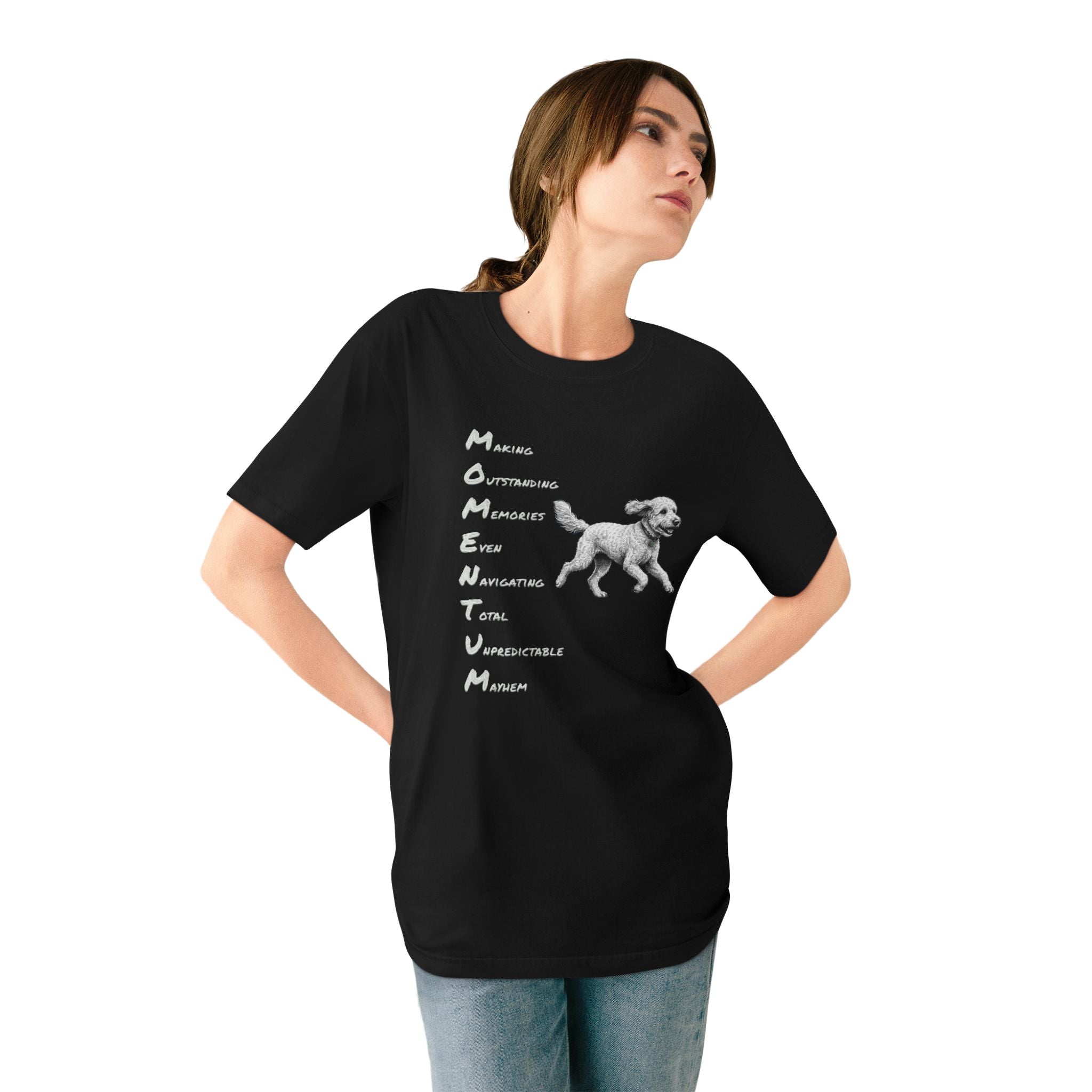 Organic Momentum Dog Graphic T-Shirt