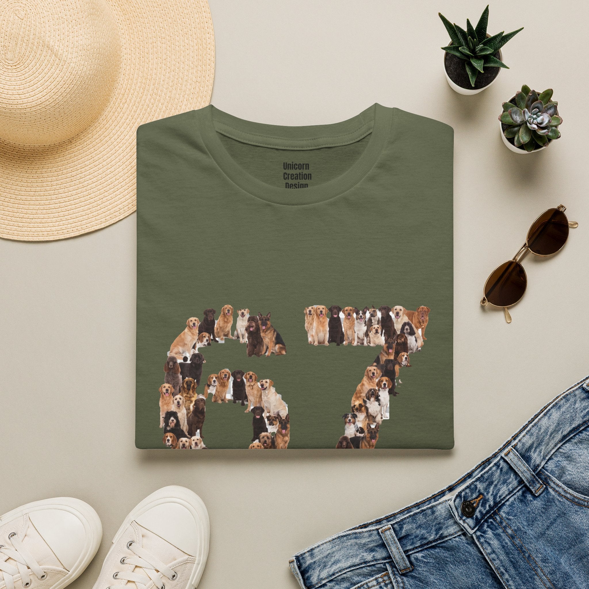 Dogs Number 67 Soft T-Shirt (Animal Lover)