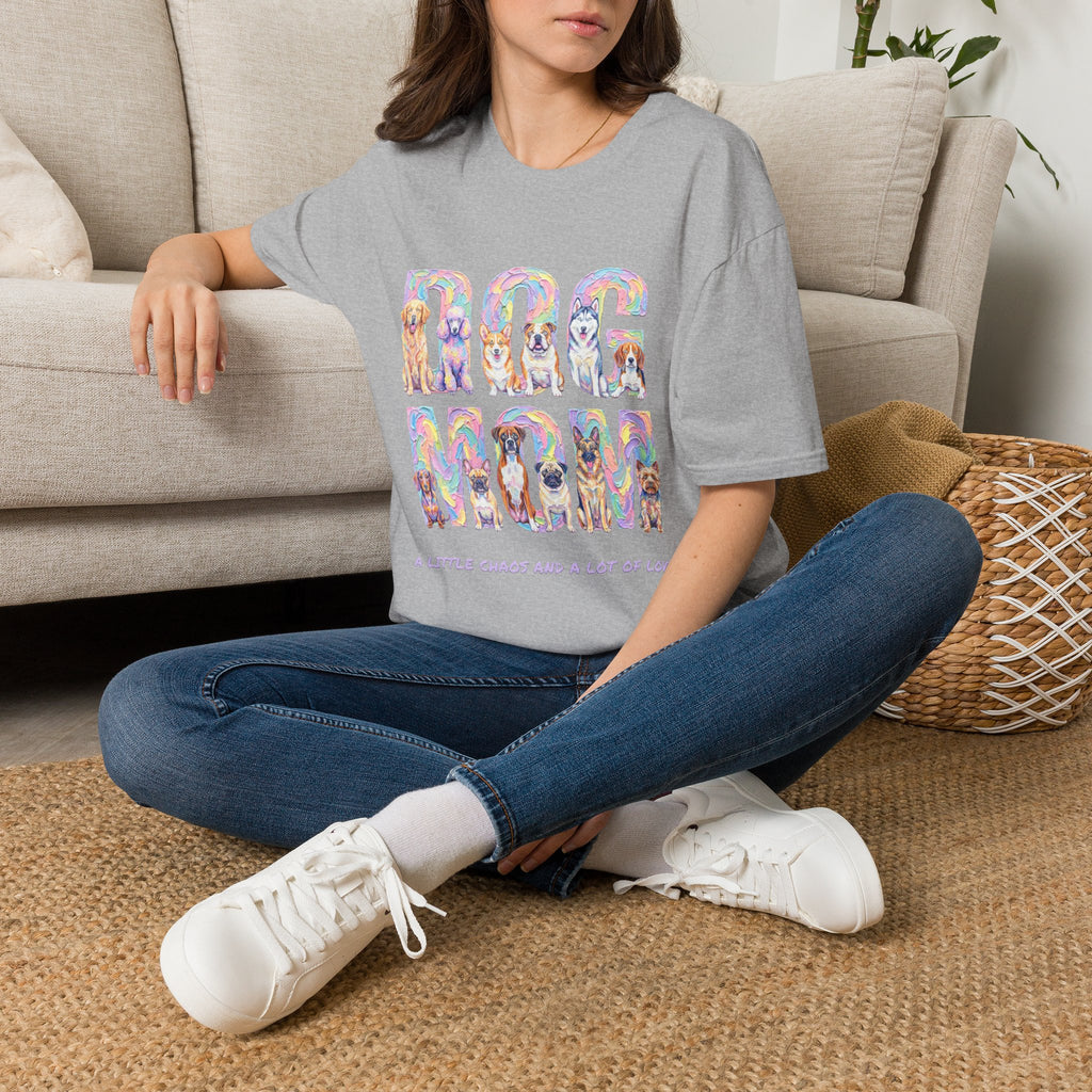 Dog Mom Pastel Soft T-Shirt (Dog Lover)