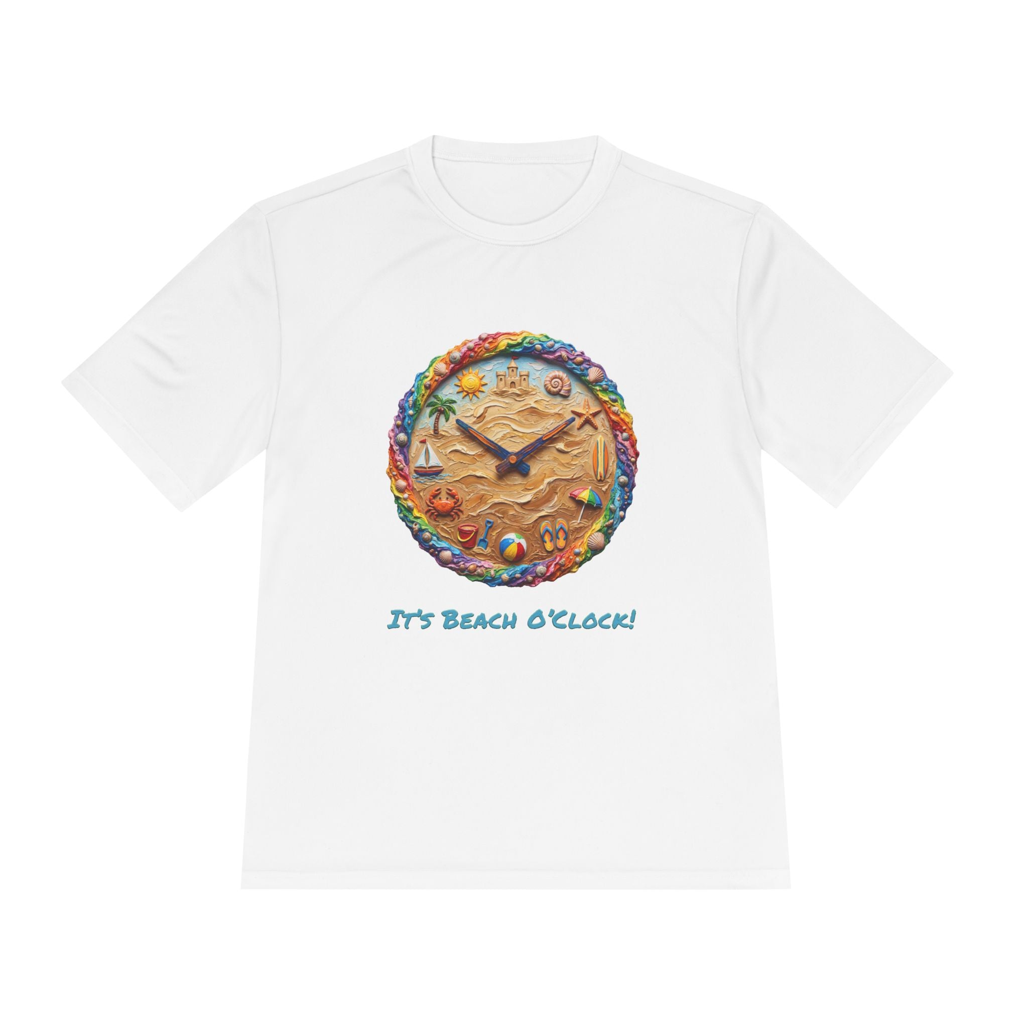 Beach Clock Performance Shirt — Graphic Tee