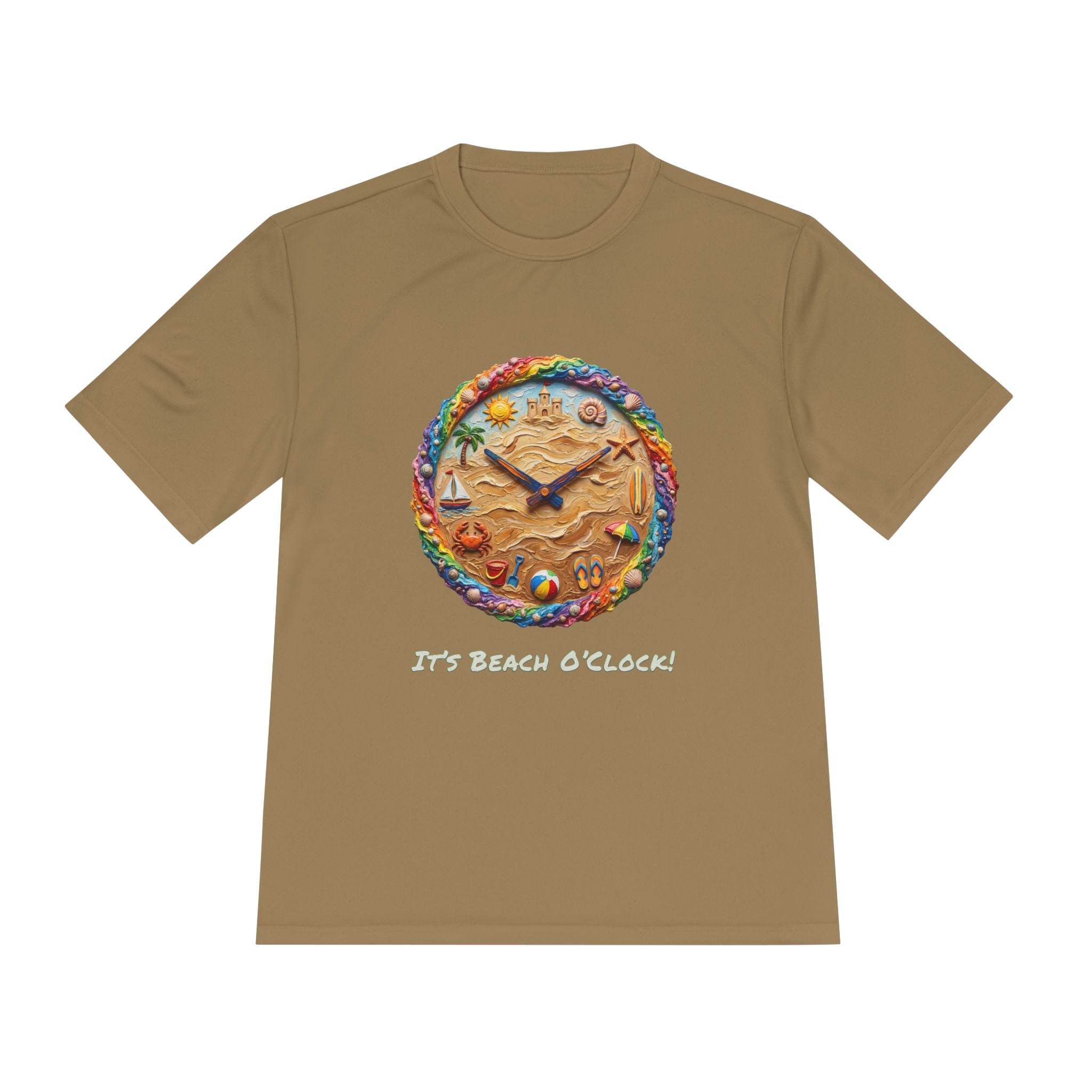 Beach Clock Performance Shirt — Graphic Tee