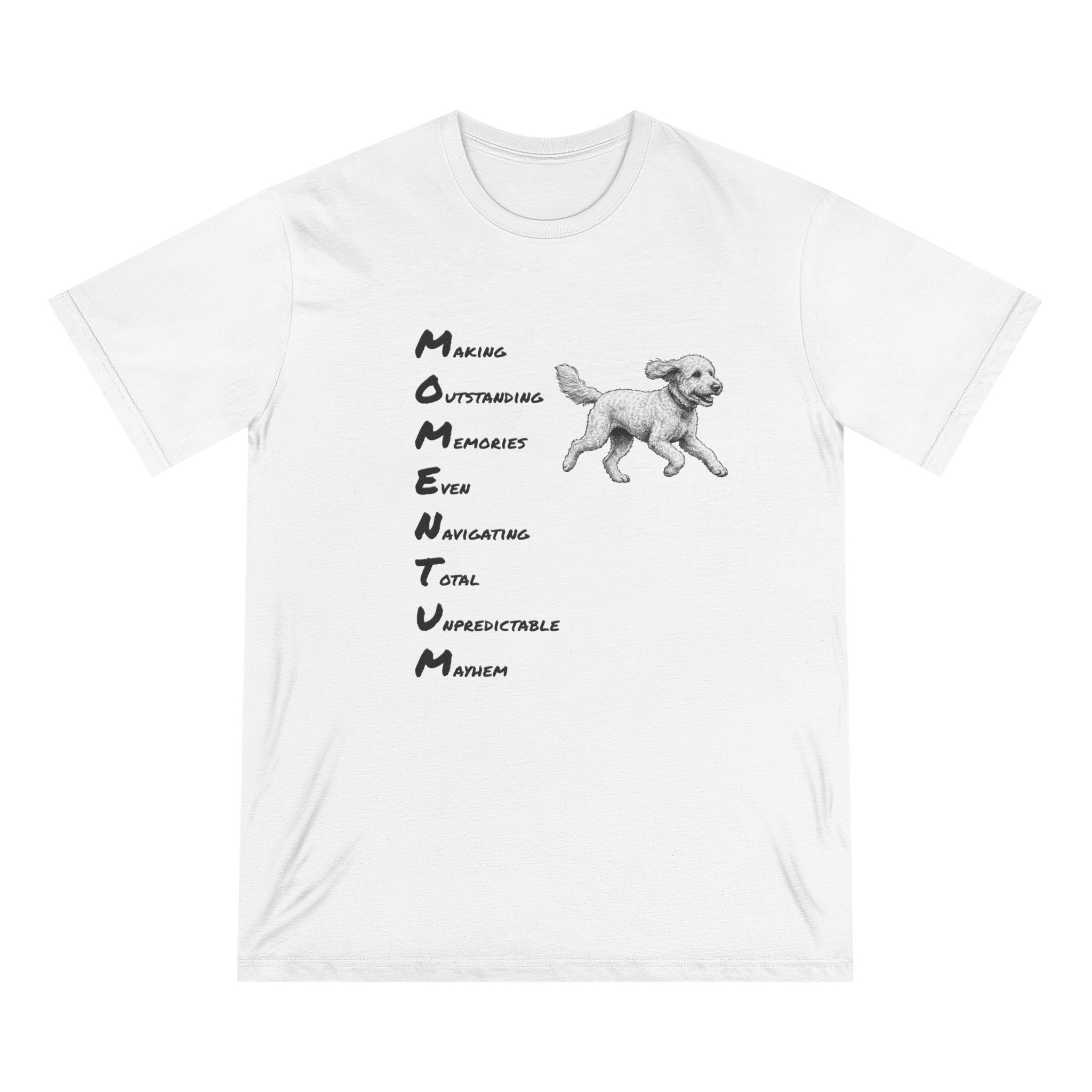 Organic Momentum Dog Graphic T-Shirt