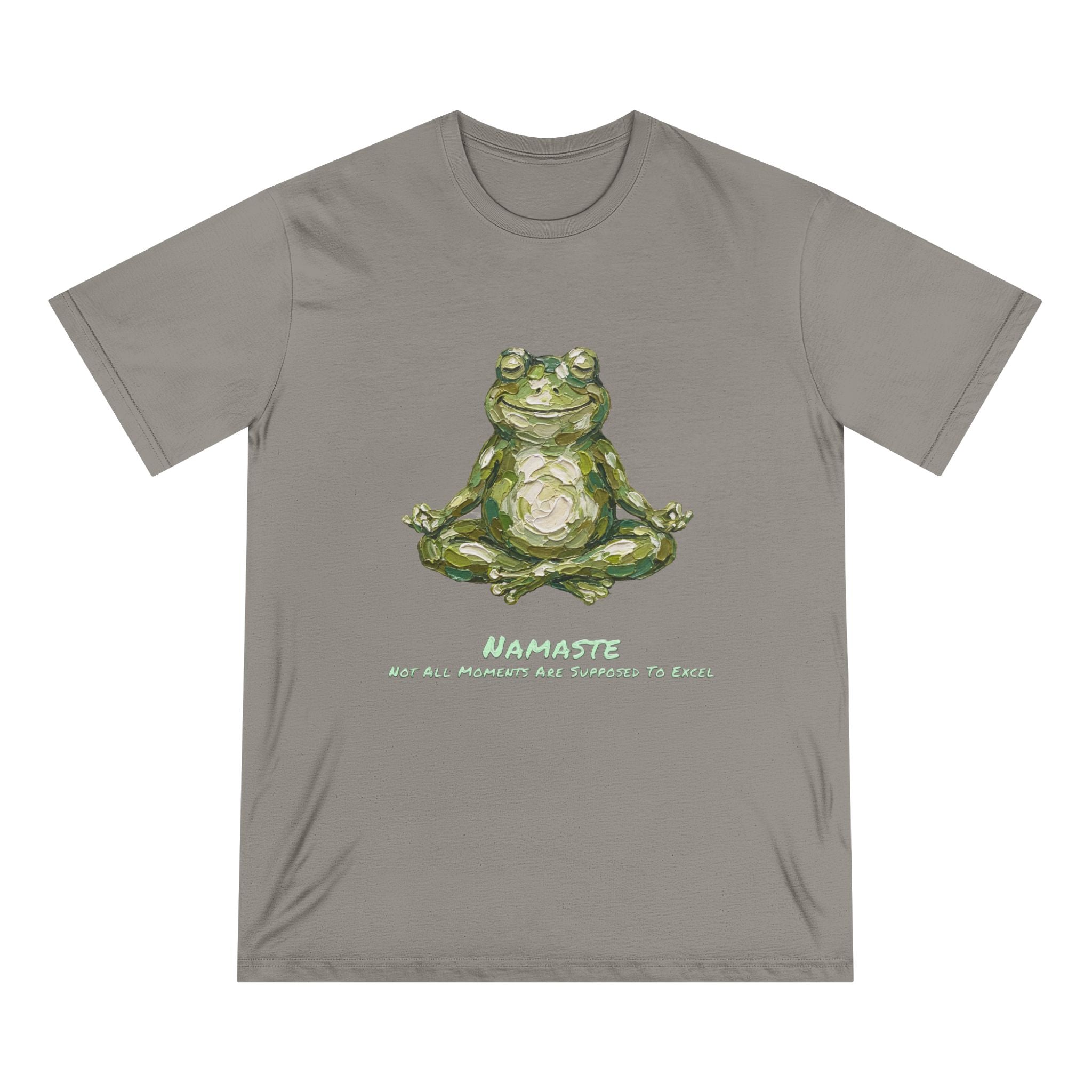 Organic Namaste Frog Graphic T-Shirt