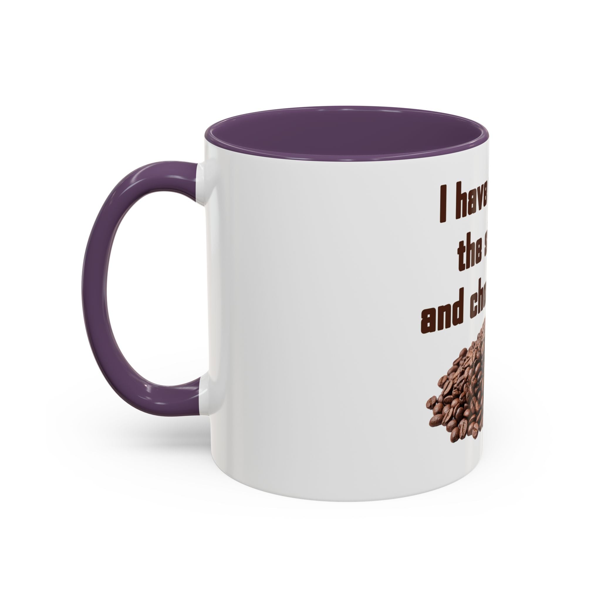 Coffee Mug — "I have reviewed the situation and chosen coffee" (15 oz)