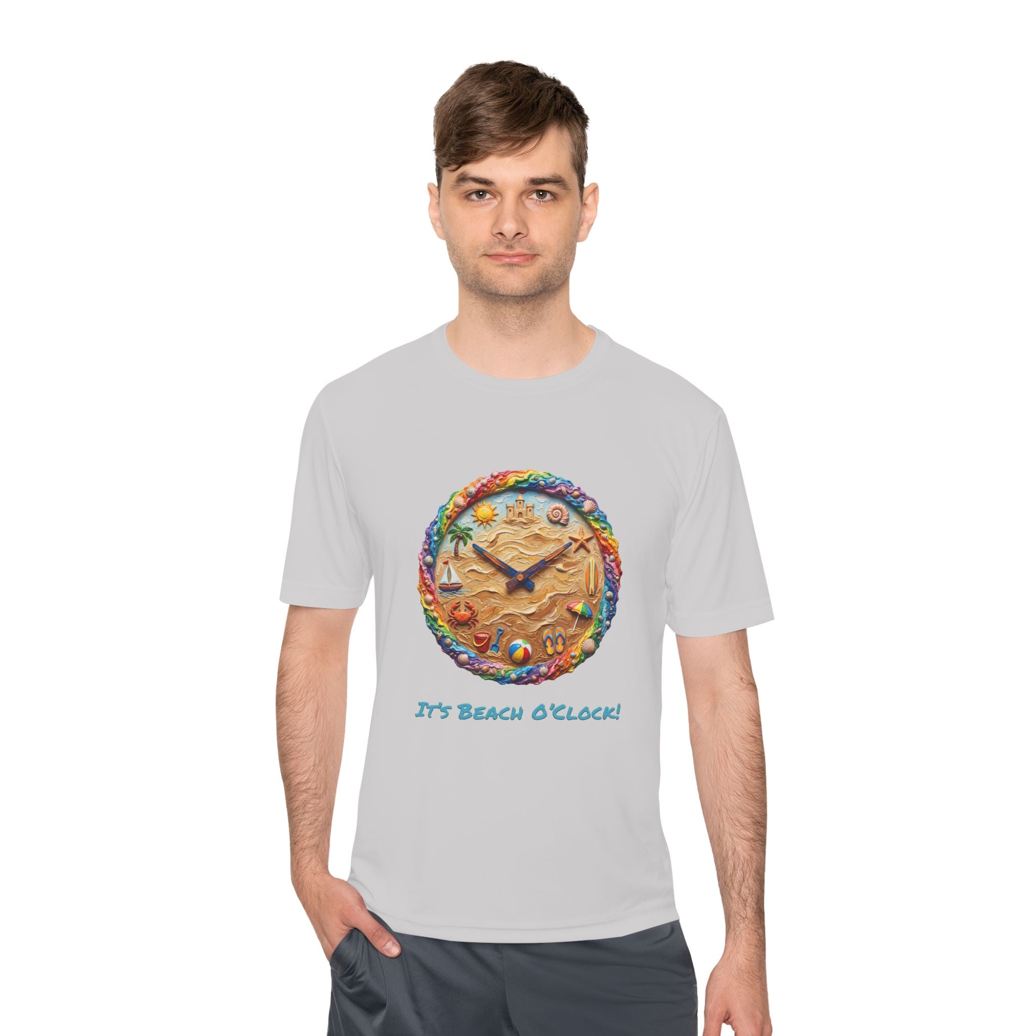 Beach Clock Performance Shirt — Graphic Tee