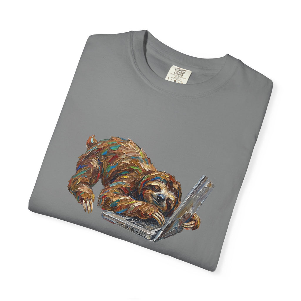 Sloth with Laptop Graphic Tee (What Project?)