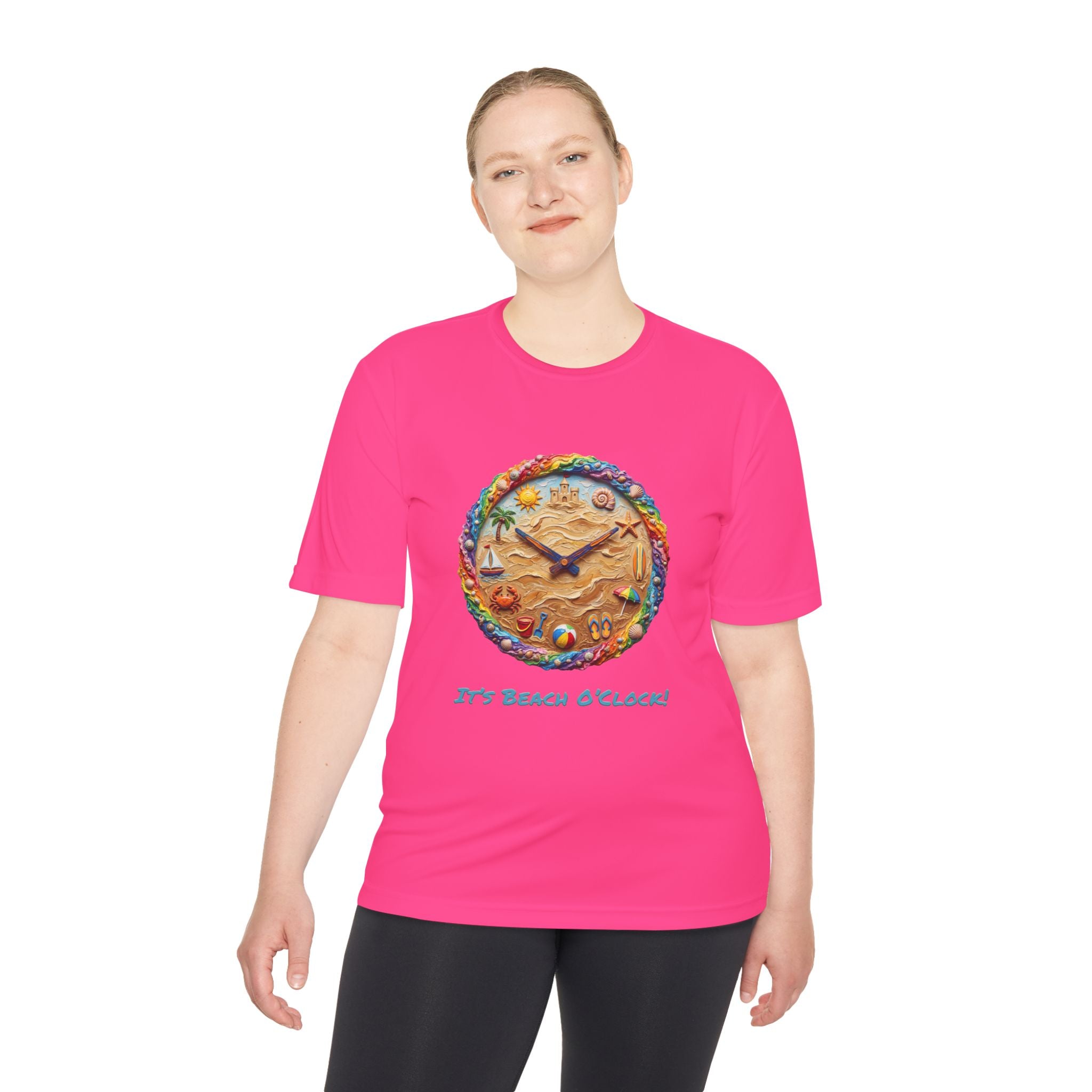 Beach Clock Performance Shirt — Graphic Tee