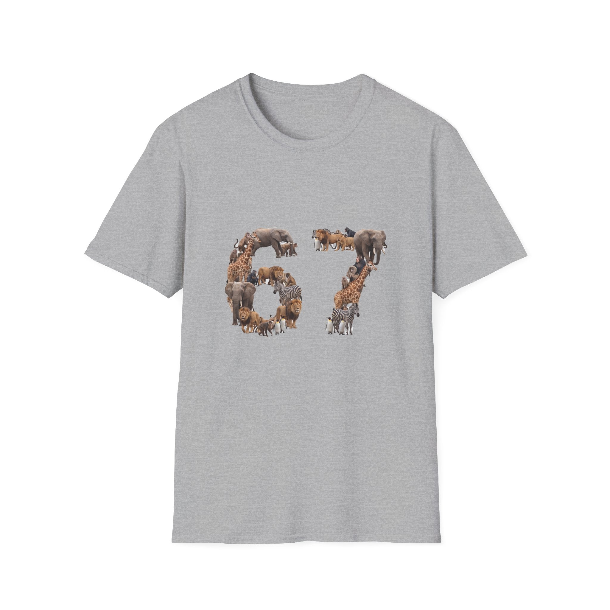 Zoo Animals 67 Soft T-Shirt (Animal Lover)