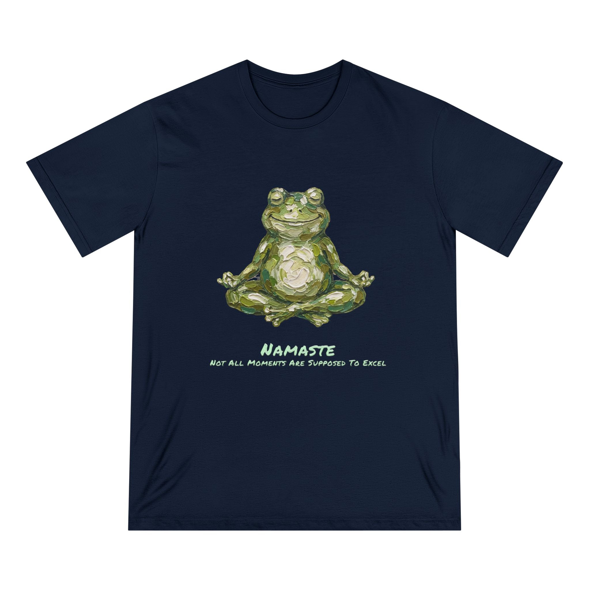Organic Namaste Frog Graphic T-Shirt