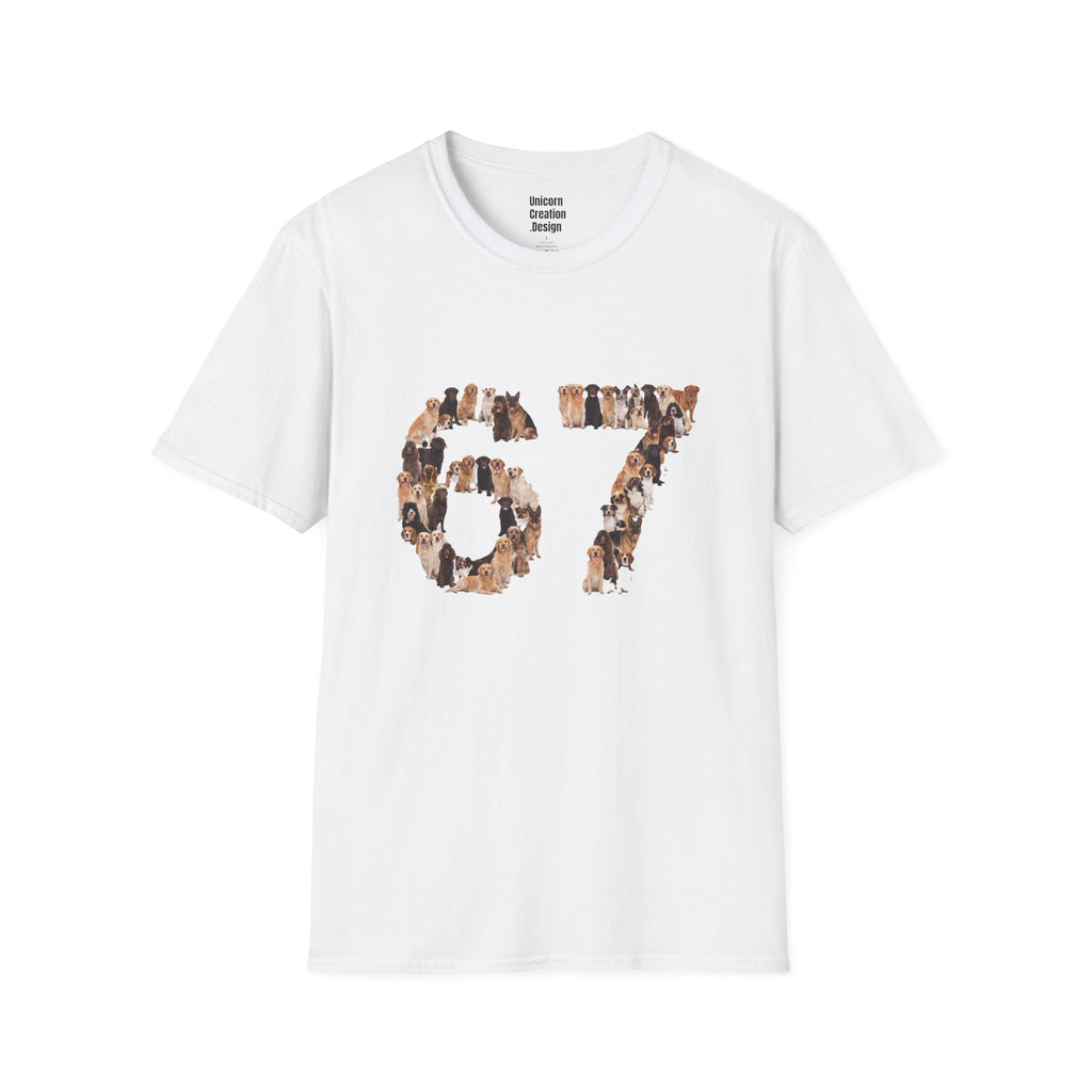 Dogs Number 67 Soft T-Shirt (Animal Lover)
