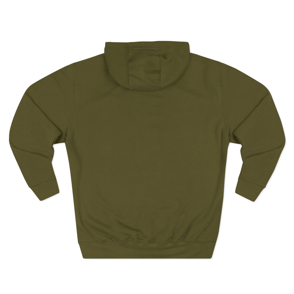 Camo 'OI' Fleece Hoodie — Military Number Camo Pullover (Organic Intelligence)