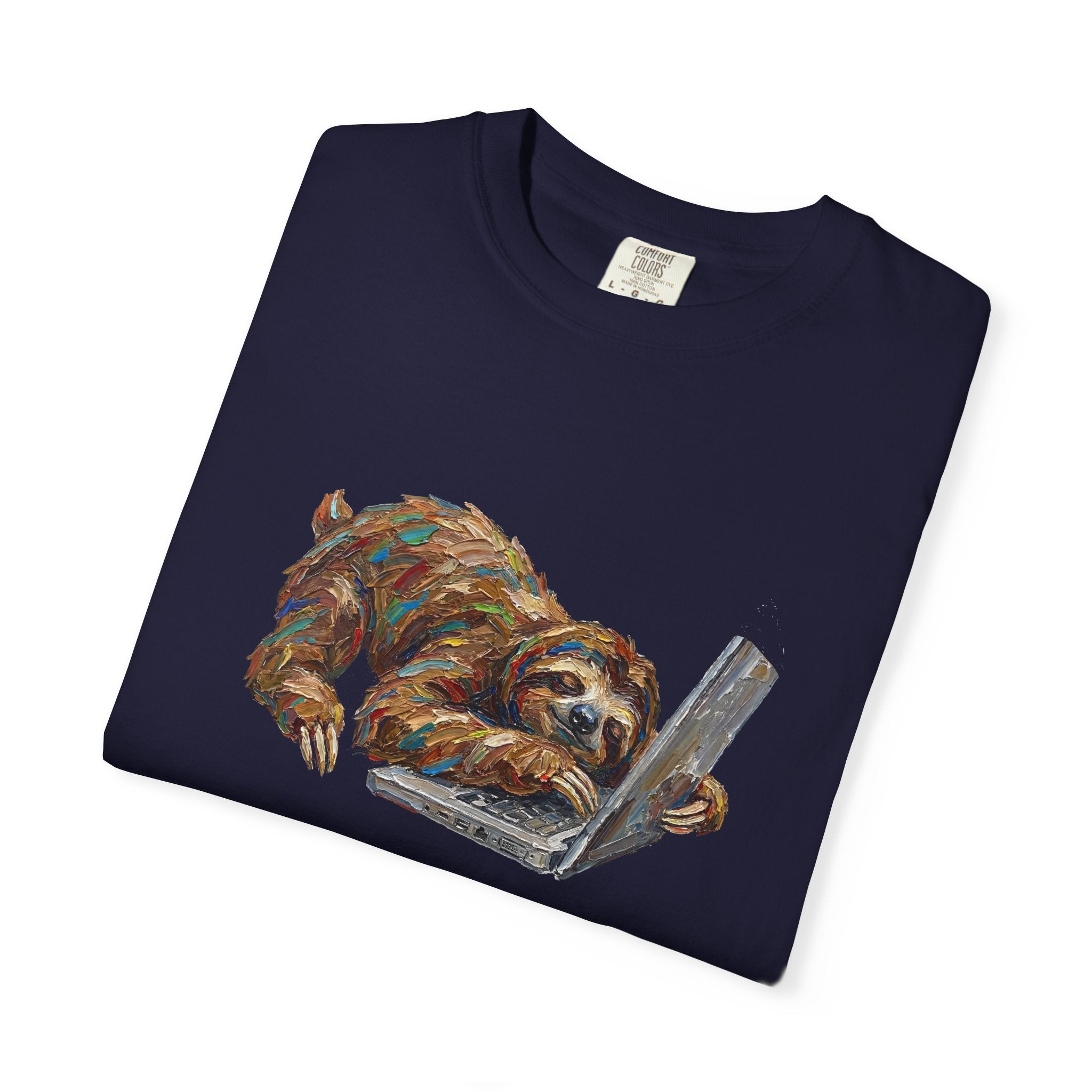 Sloth with Laptop Graphic Tee (What Project?)