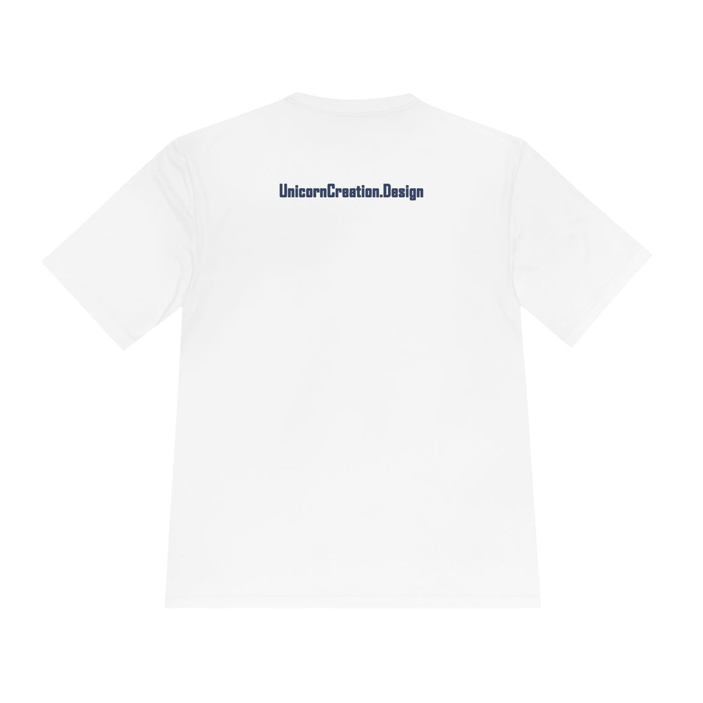 Unicorn Stat Card Moisture Wicking Shirt — "Special Ability: Invisibility"