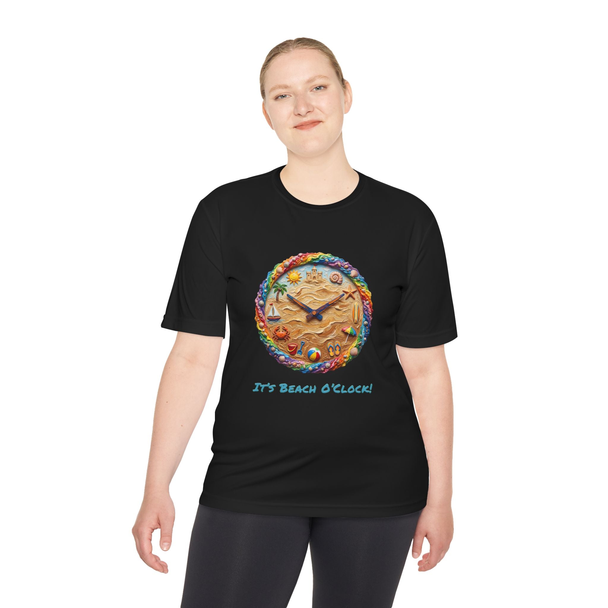 Beach Clock Performance Shirt — Graphic Tee