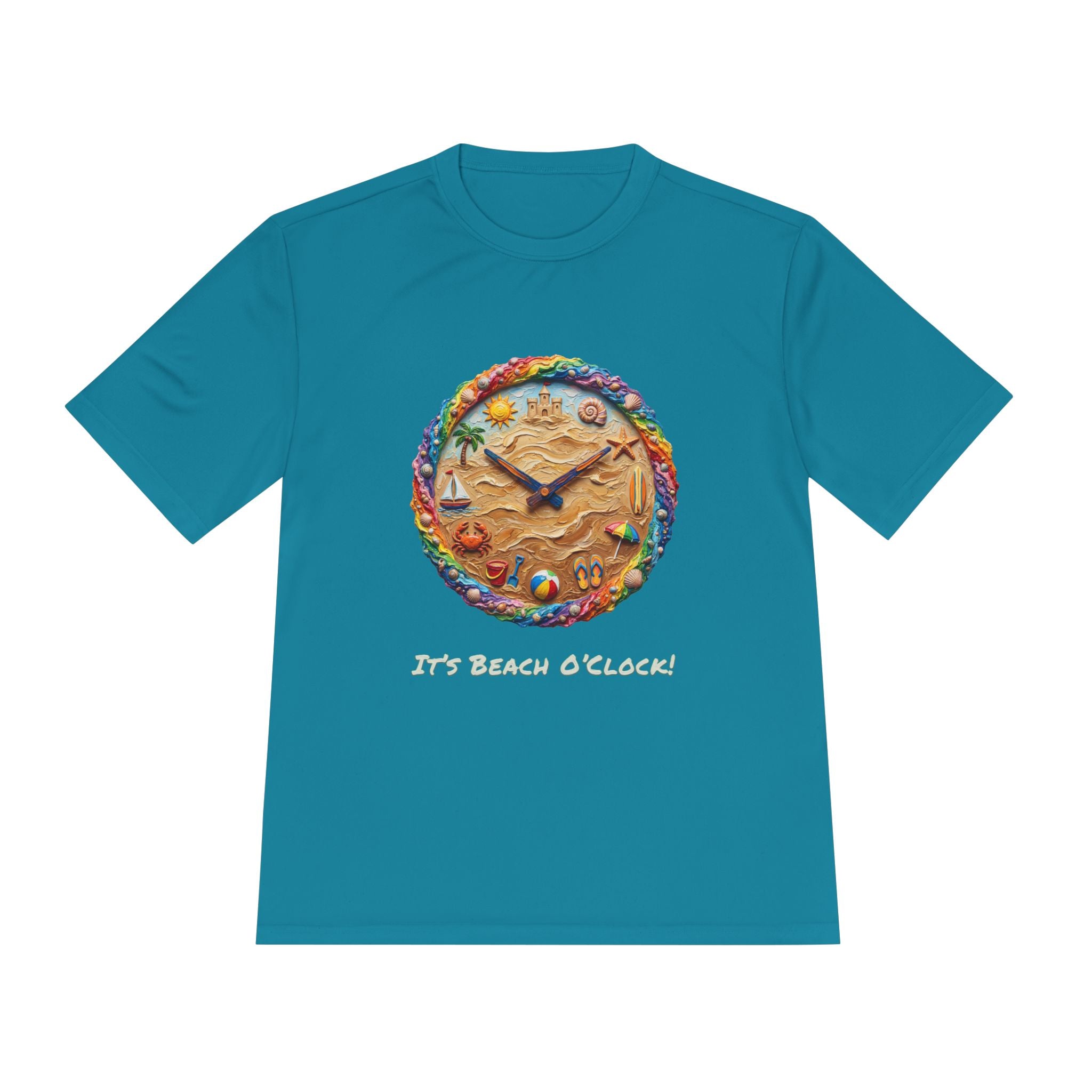 Beach Clock Performance Shirt — Graphic Tee