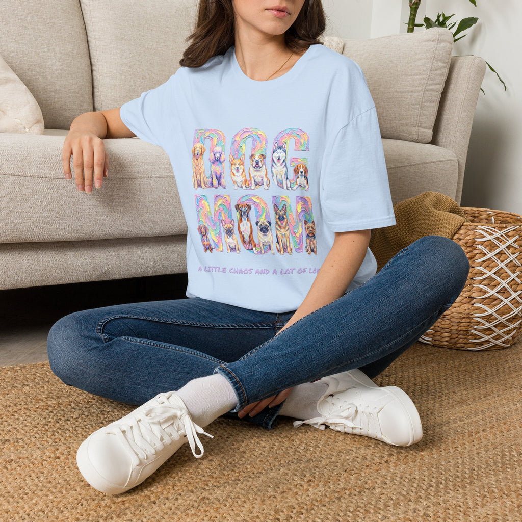 Dog Mom Pastel Soft T-Shirt (Dog Lover)