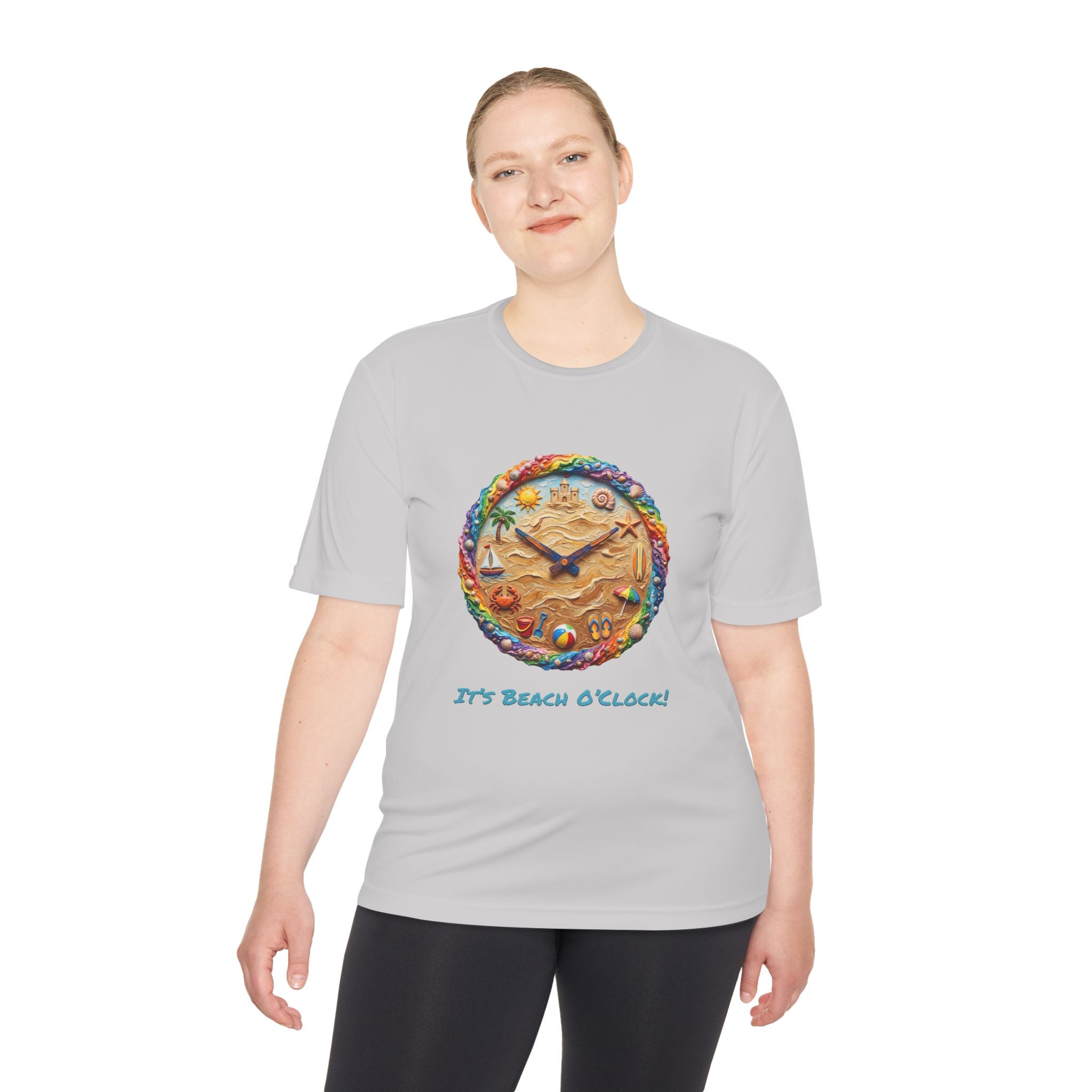 Beach Clock Performance Shirt — Graphic Tee