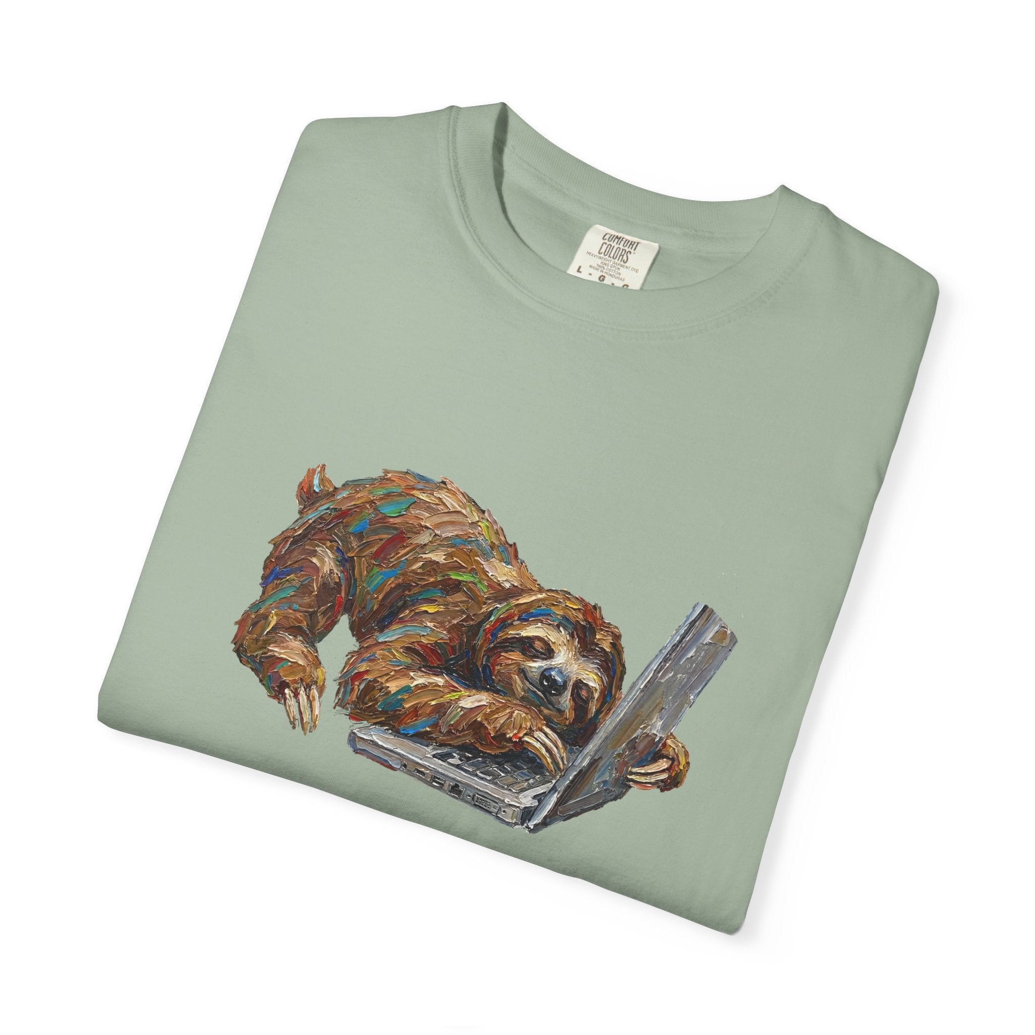 Sloth with Laptop Graphic Tee (What Project?)