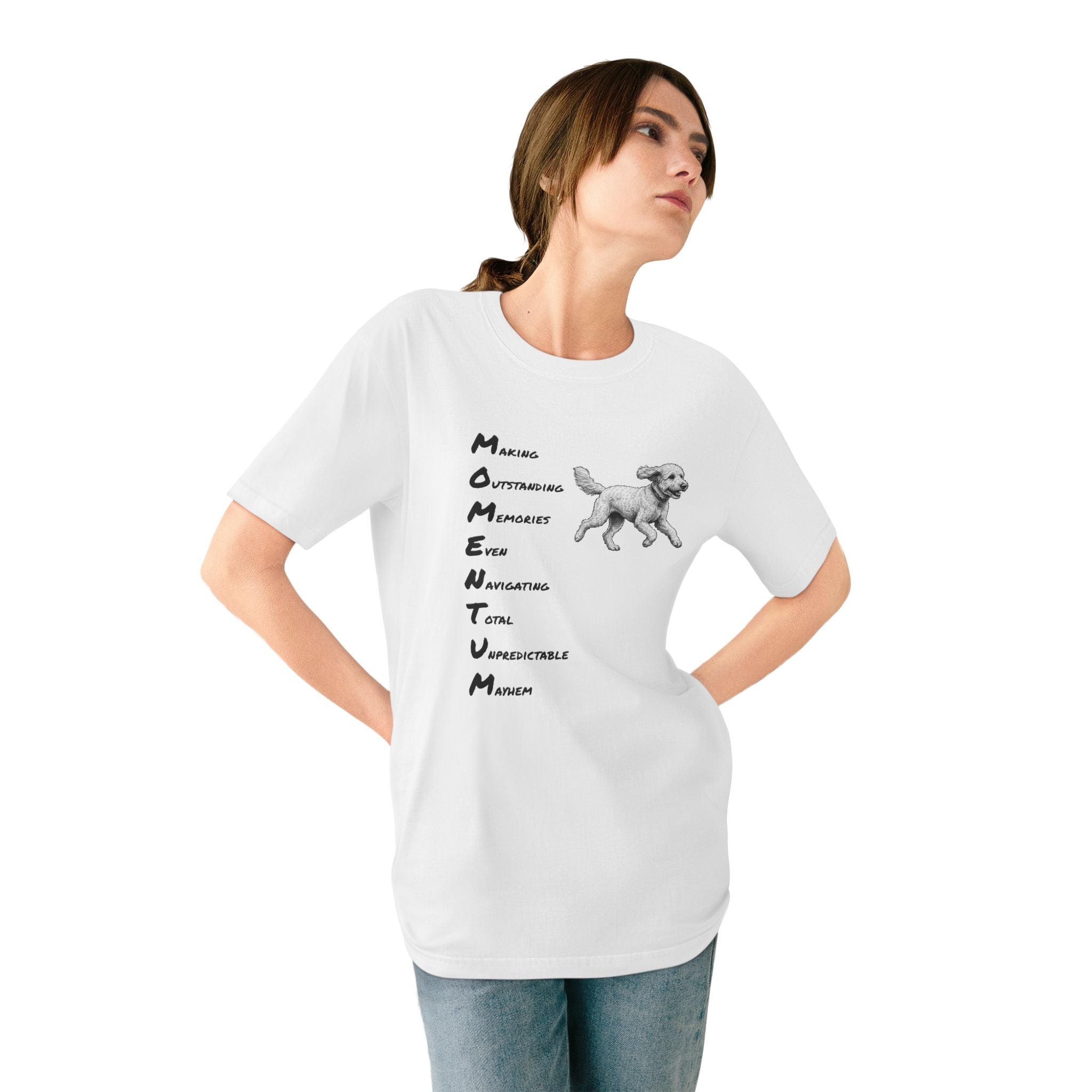 Organic Momentum Dog Graphic T-Shirt