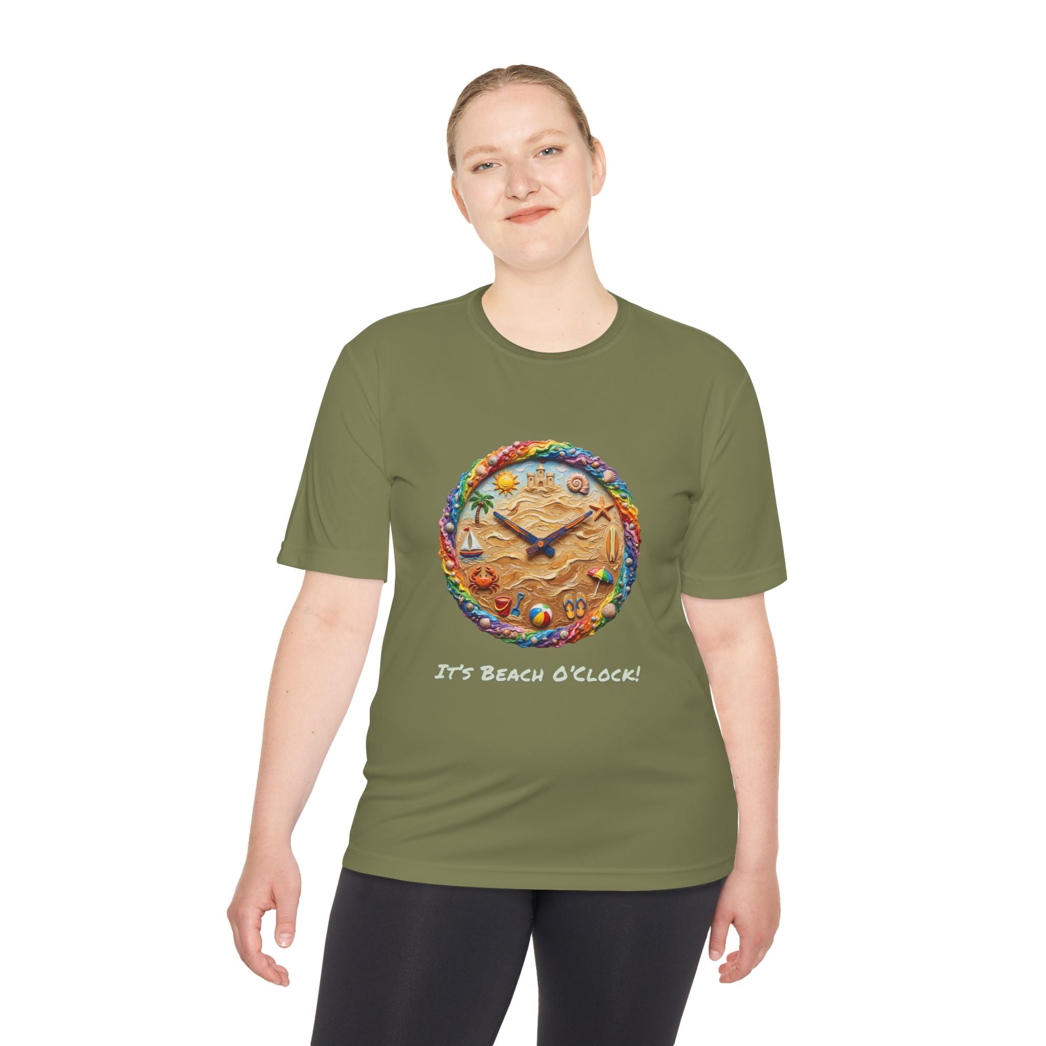 Beach Clock Performance Shirt — Graphic Tee