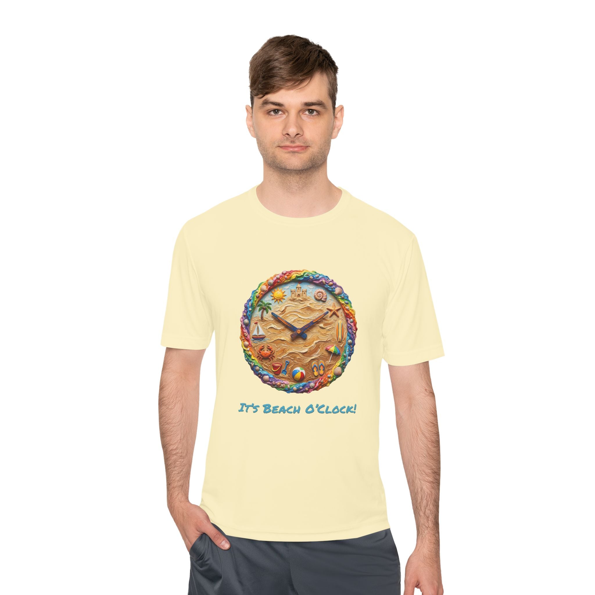 Beach Clock Performance Shirt — Graphic Tee