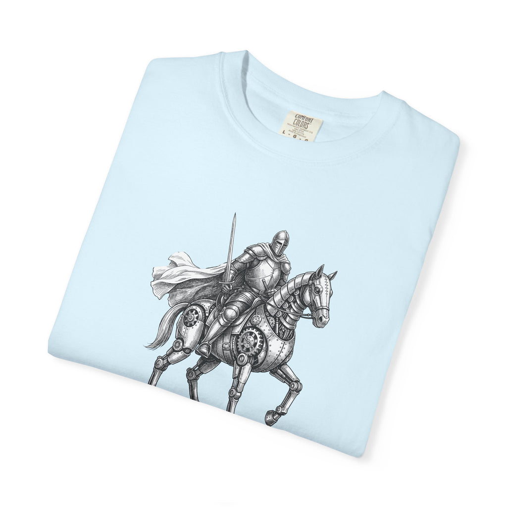 Knight & His Steed T‑Shirt — “This Quest Requires Charging Stations" Tee