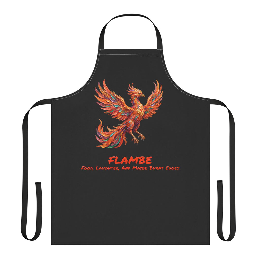 Phoenix Kitchen Apron — Vibrant Fire Bird Cooking Apron
